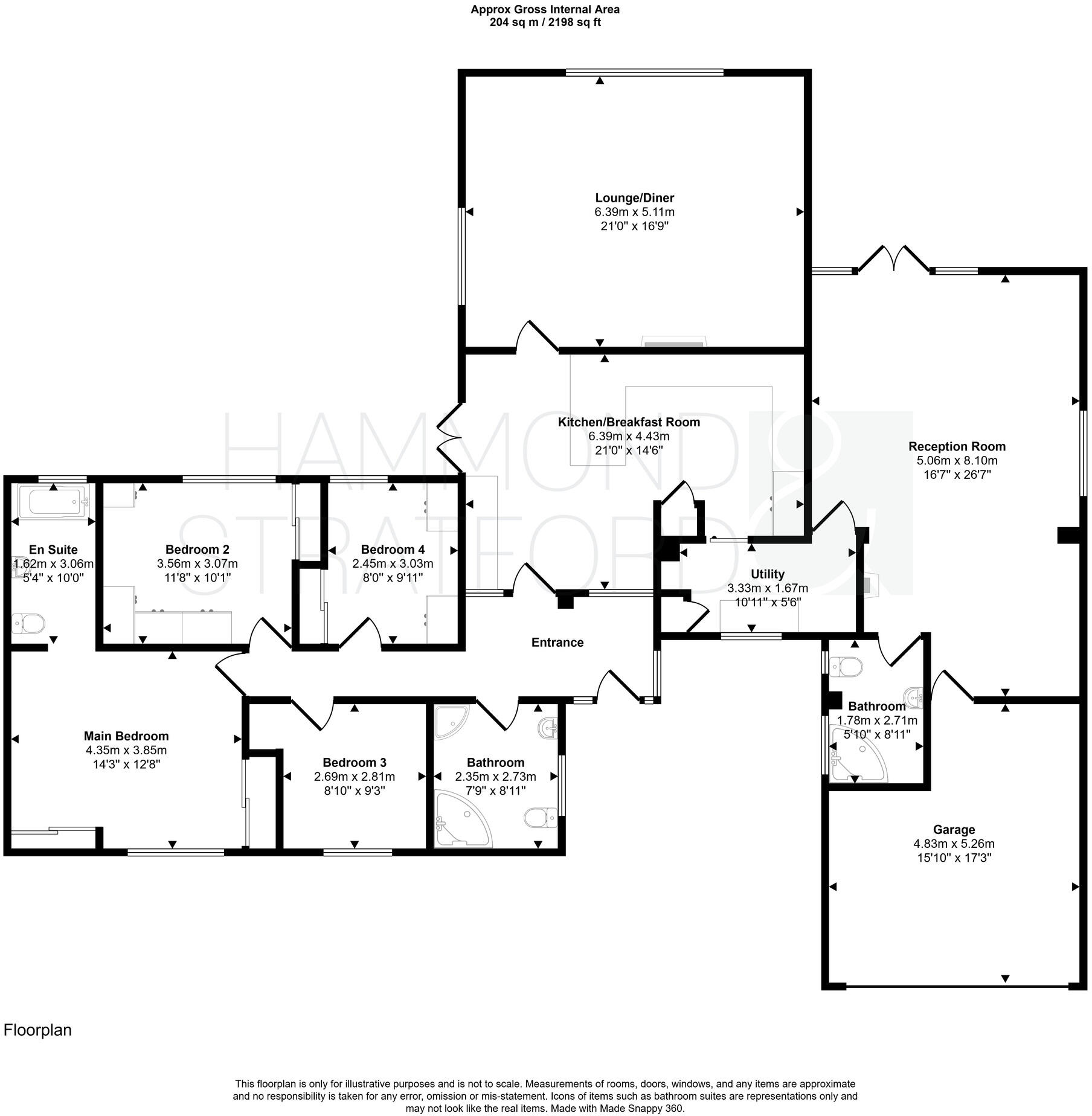 Clover Road, Attleborough floorplan