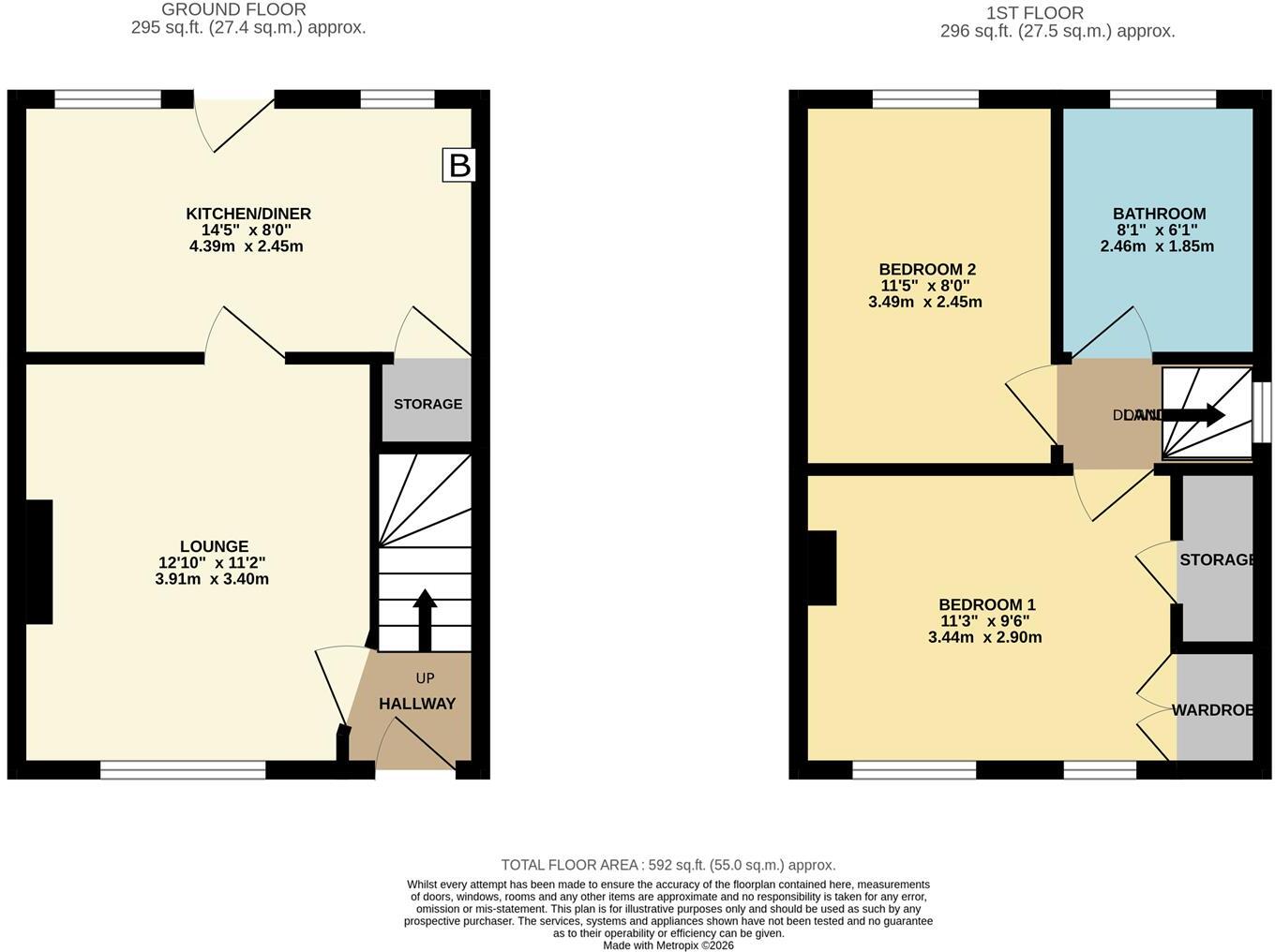 Llys Yr Eos, Belgrano, Conwy, LL22 floorplan