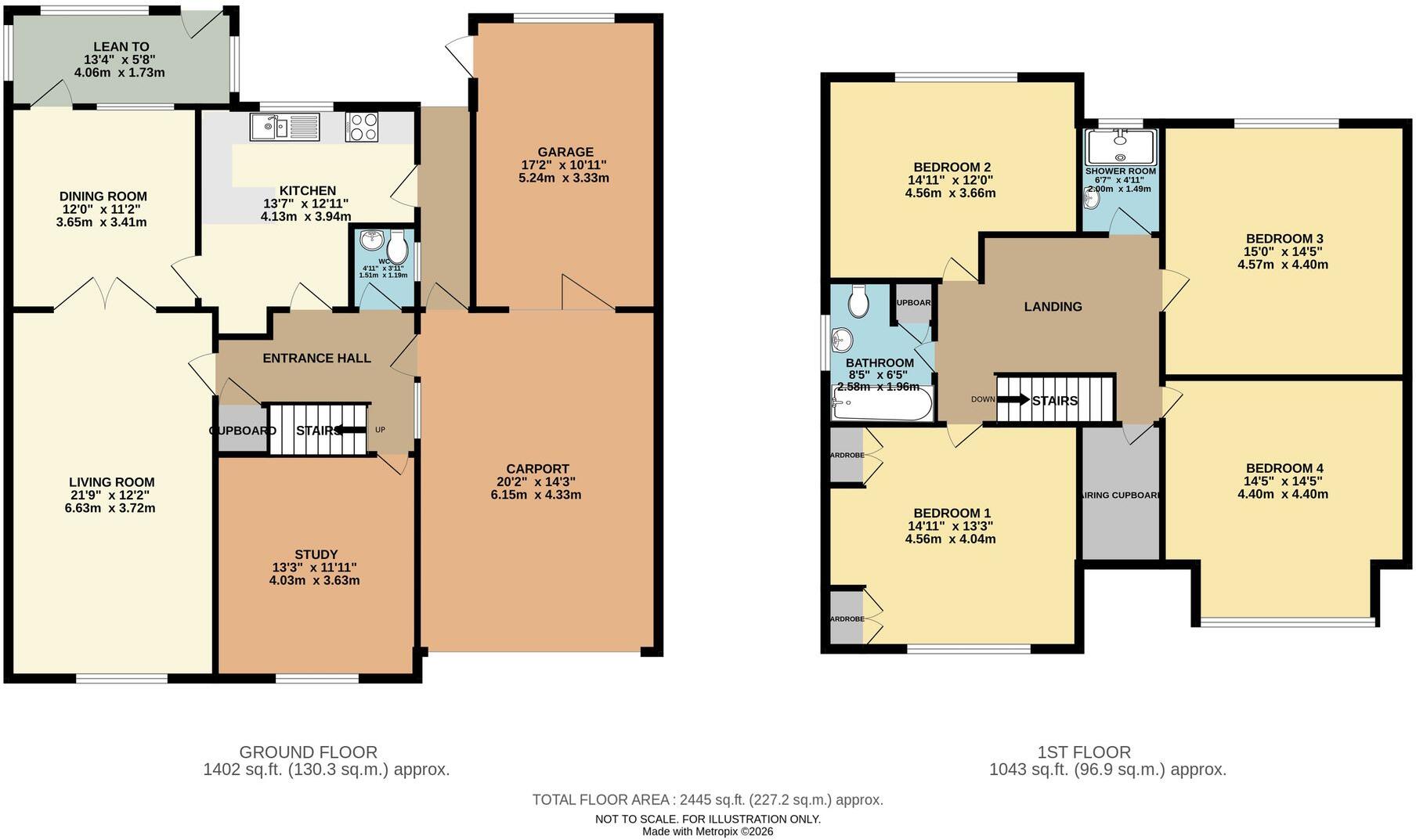 Claverley, Wolverhampton, WV5 floorplan