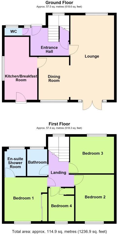 Redwood Avenue, Melton Mowbray floorplan