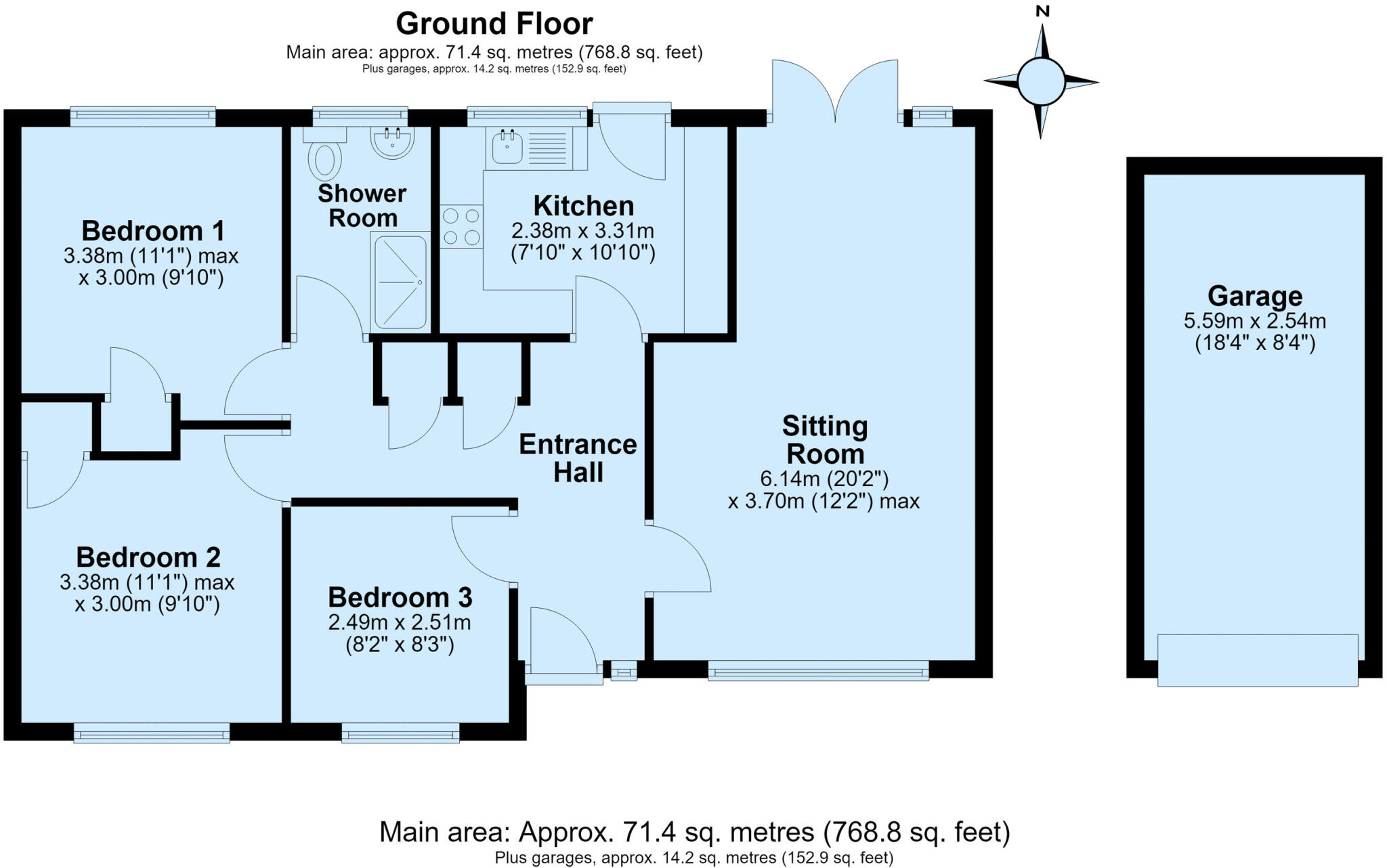 Coombe Meadows, Chillington floorplan