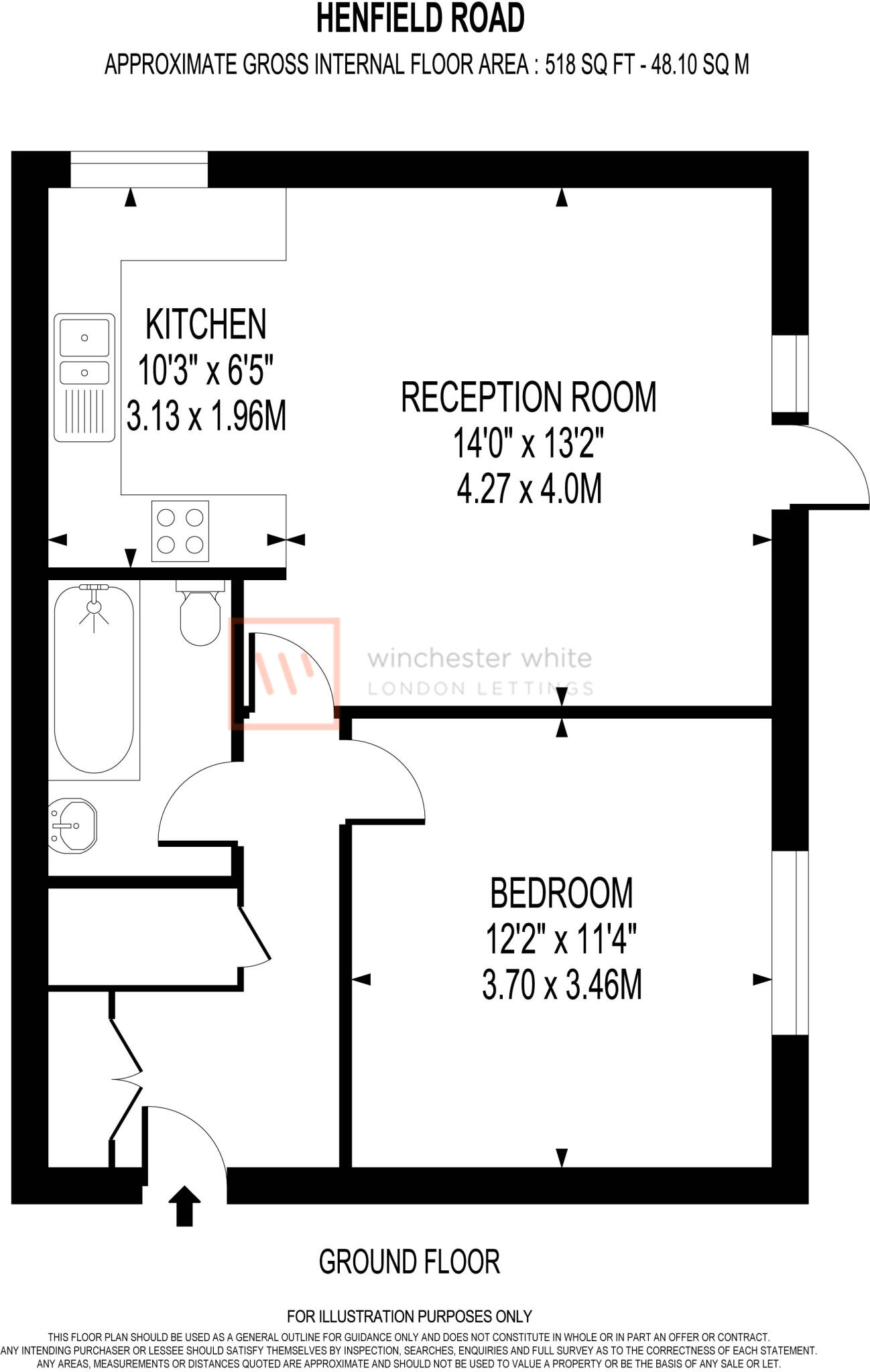 Henfield Road, SW19 floorplan