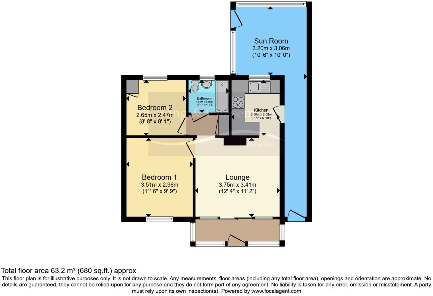 Arlington Gardens, Saltdean, Brighton, East Sussex, BN2 floorplan
