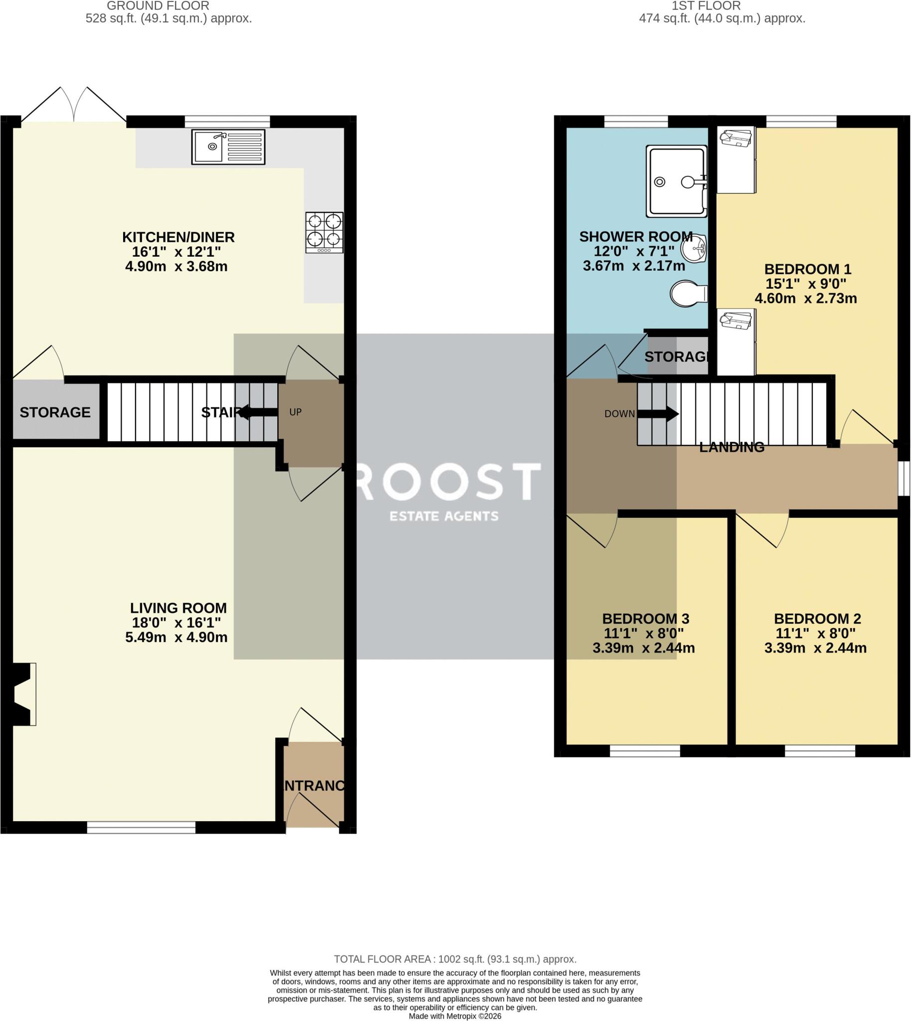 North End Road, Tetney floorplan