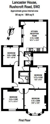 Rushcroft Road, Sw2 floorplan