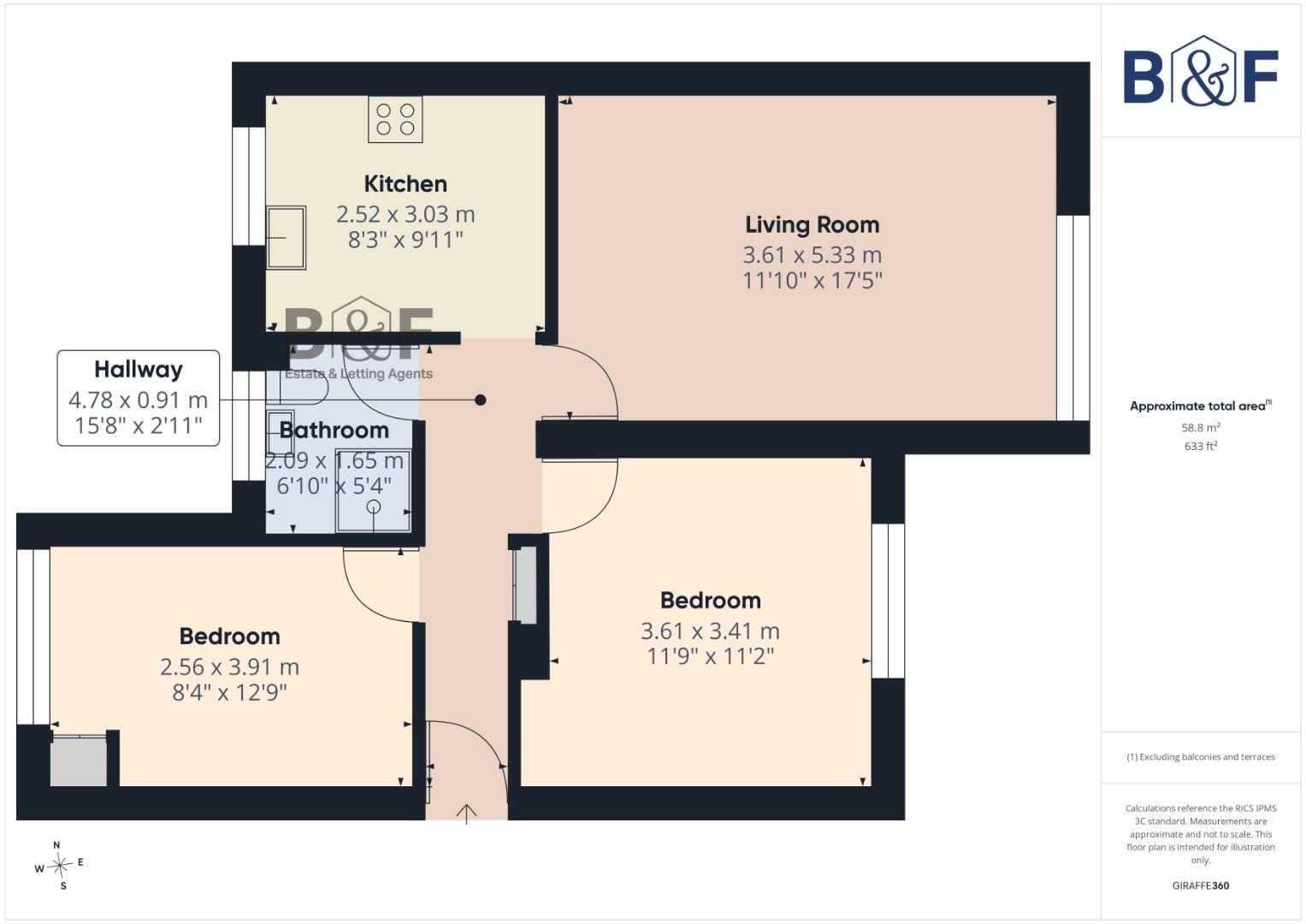 Overnhill Court, Downend floorplan