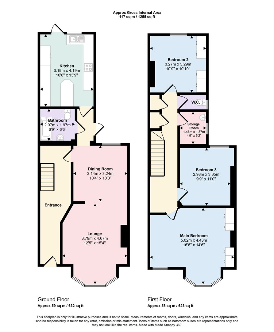 Beresford Road, London floorplan