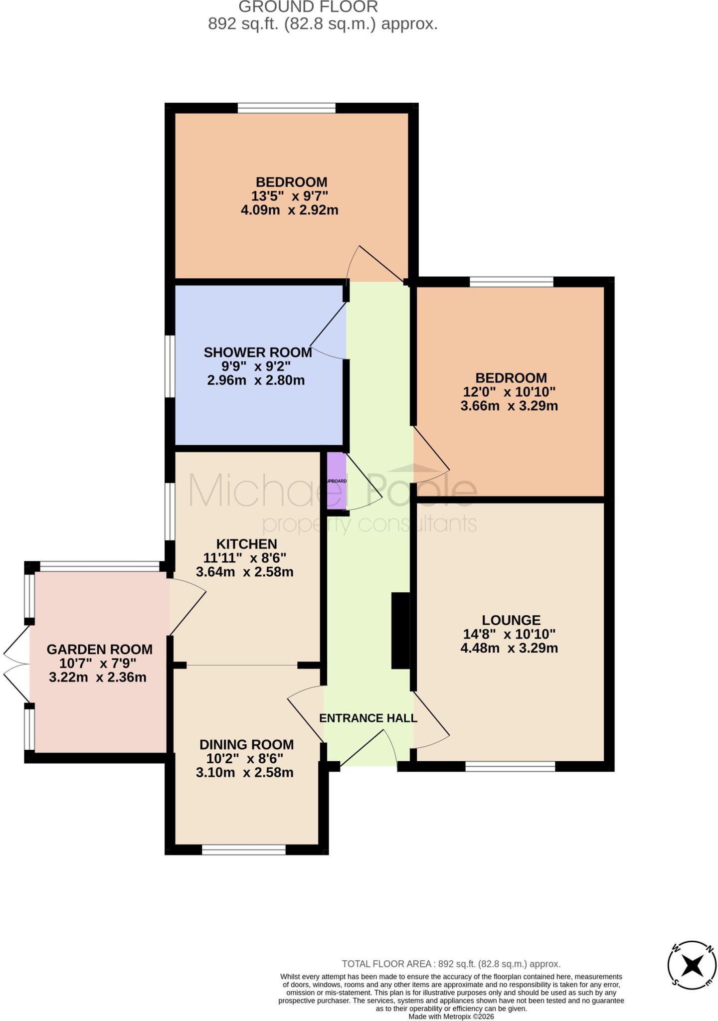 Grosvenor Road, Billingham, TS22 floorplan