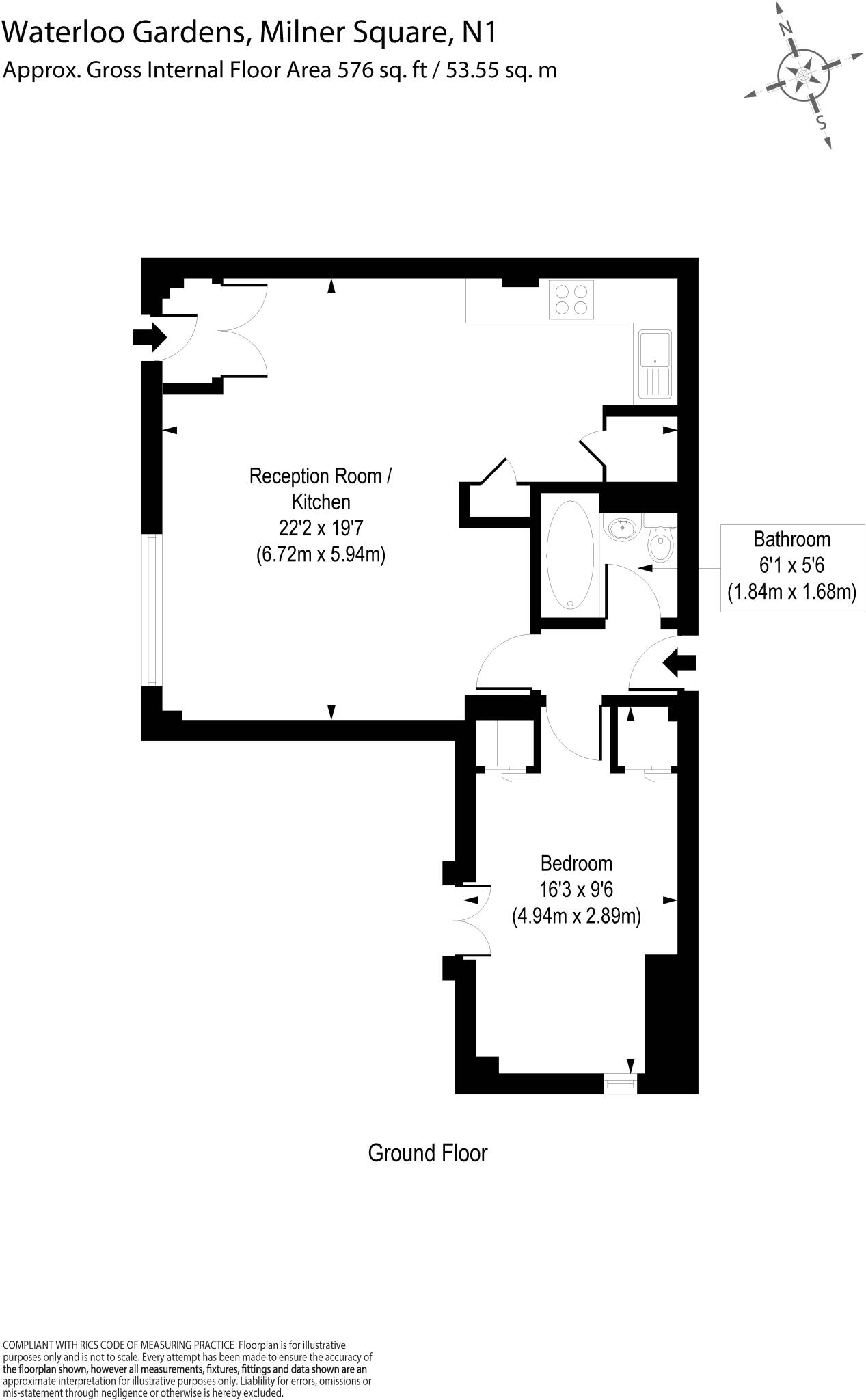 Milner Square, London, N1 floorplan