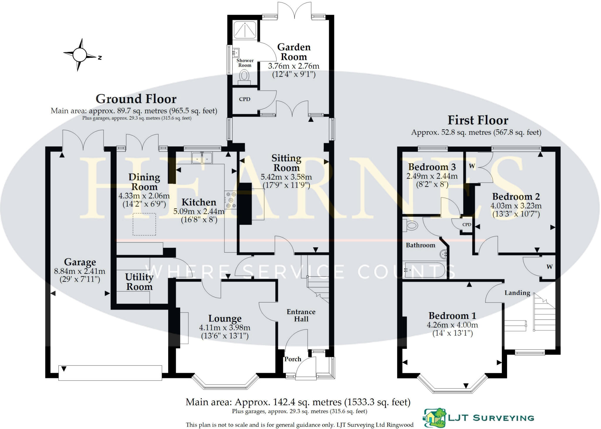 Gravel Hill, Wimborne, Dorset, BH21 1RR floorplan