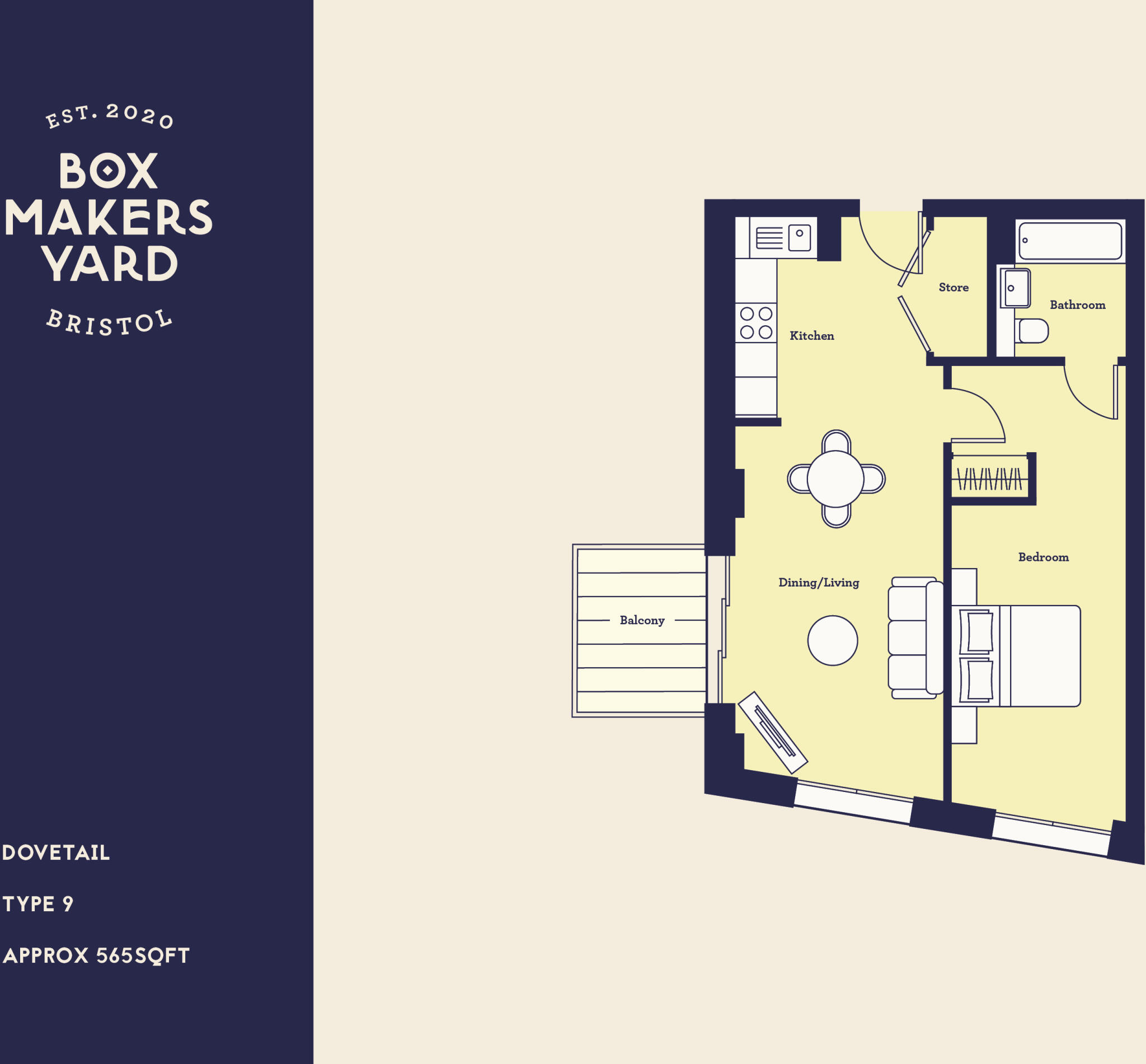 801 Dovetail, New Kingsley Road, St Philips, Bristol, Bristol City floorplan
