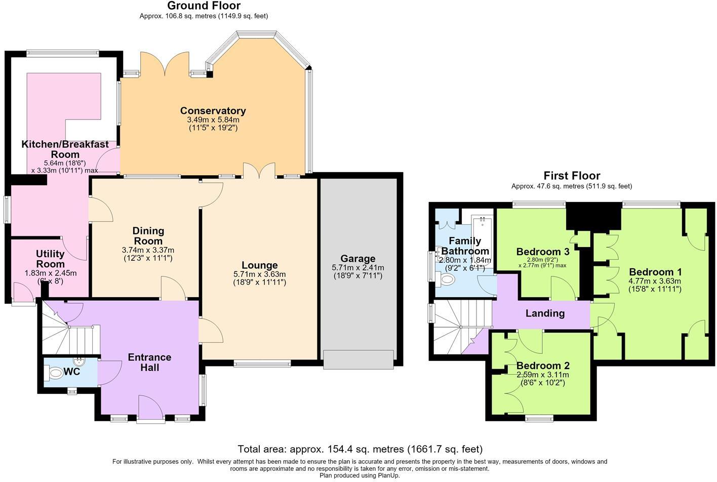 Birches Lane, Kenilworth floorplan