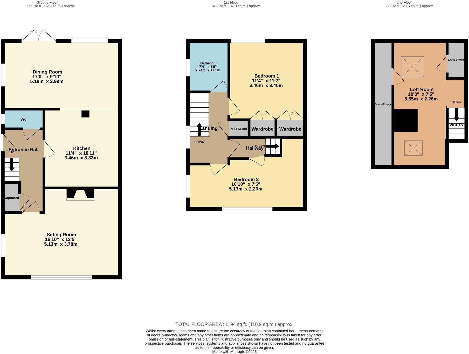 Conigar Road, Emsworth floorplan