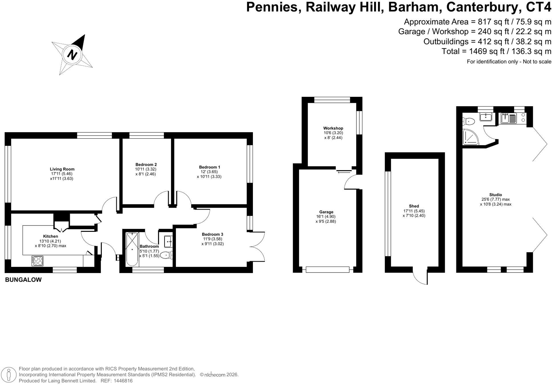 Railway Hill, Barham, CT4 floorplan