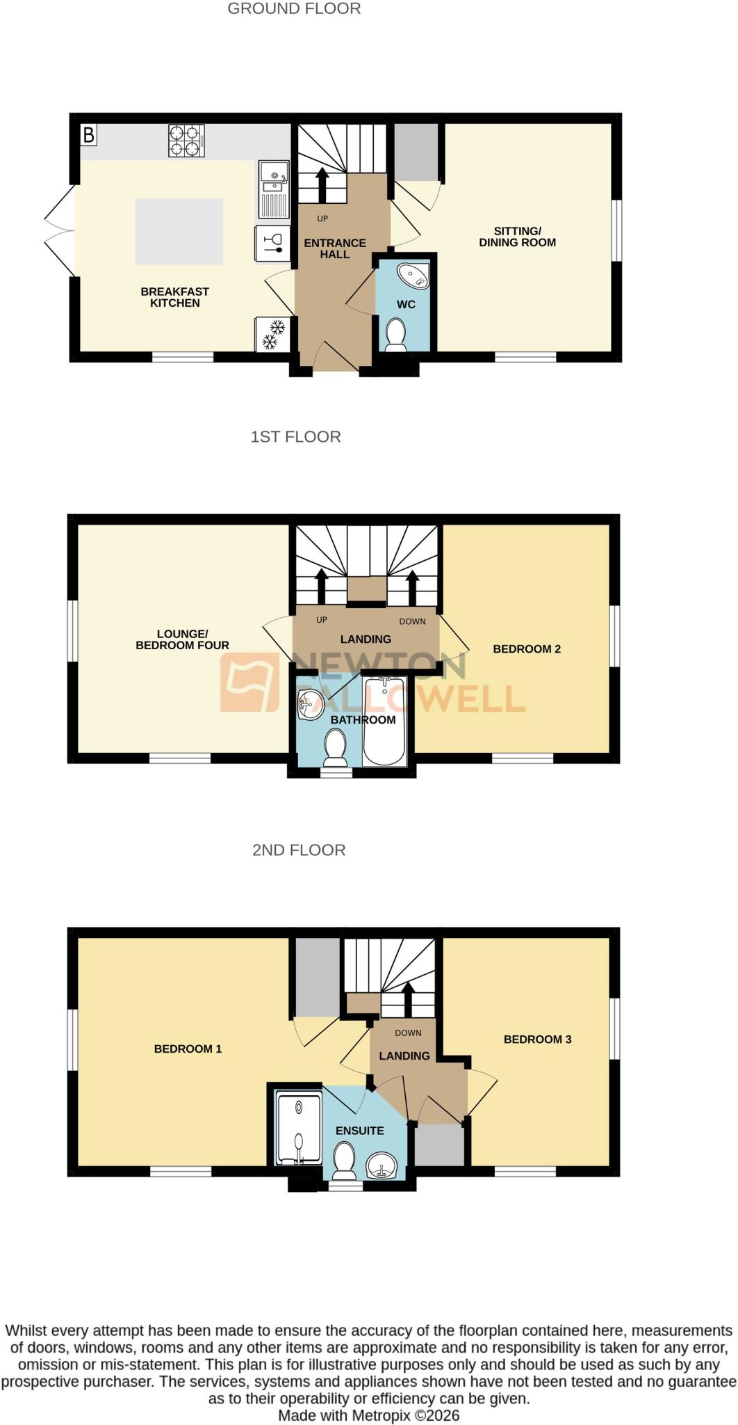 Digby Avenue, Fernwood, NG24 floorplan
