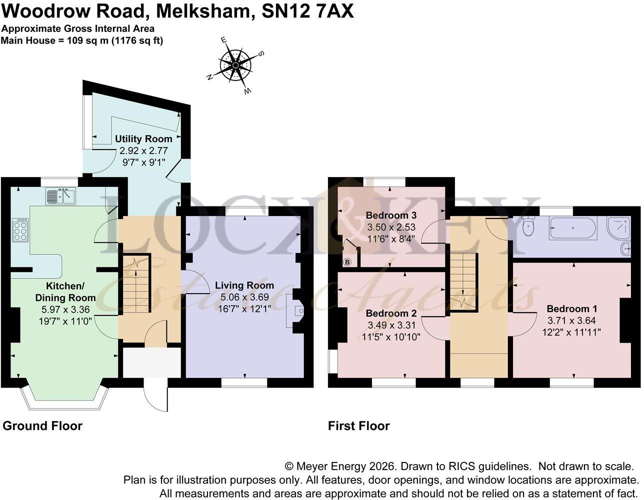 Woodrow Road, Melksham floorplan