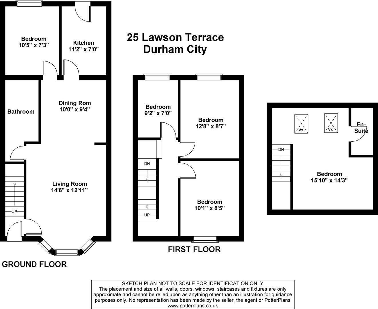 25 Lawson Terrace, Durham City floorplan