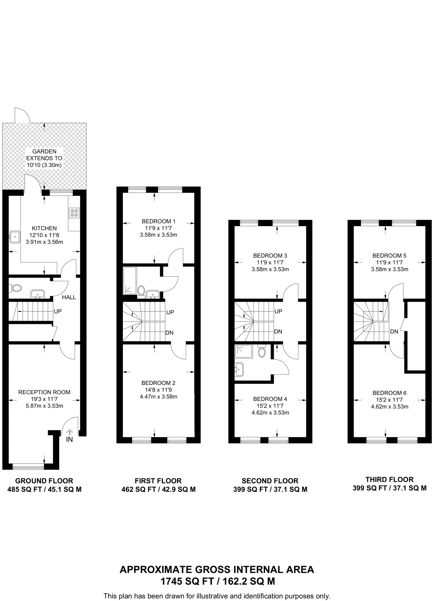 Victorian Grove, N16, Stoke Newington, London, N16 floorplan