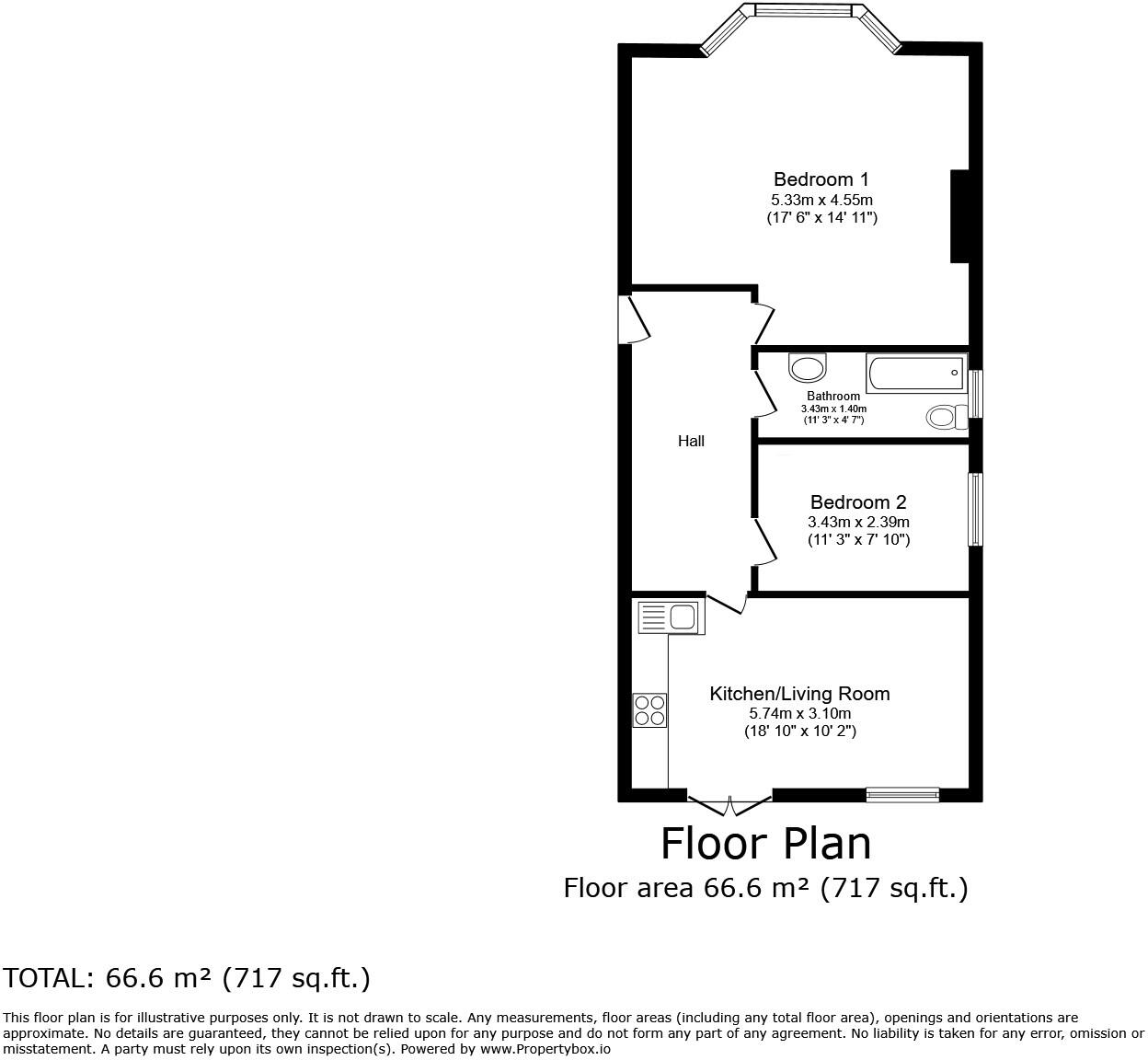 The Avenue, Totland Bay, Isle of Wight floorplan