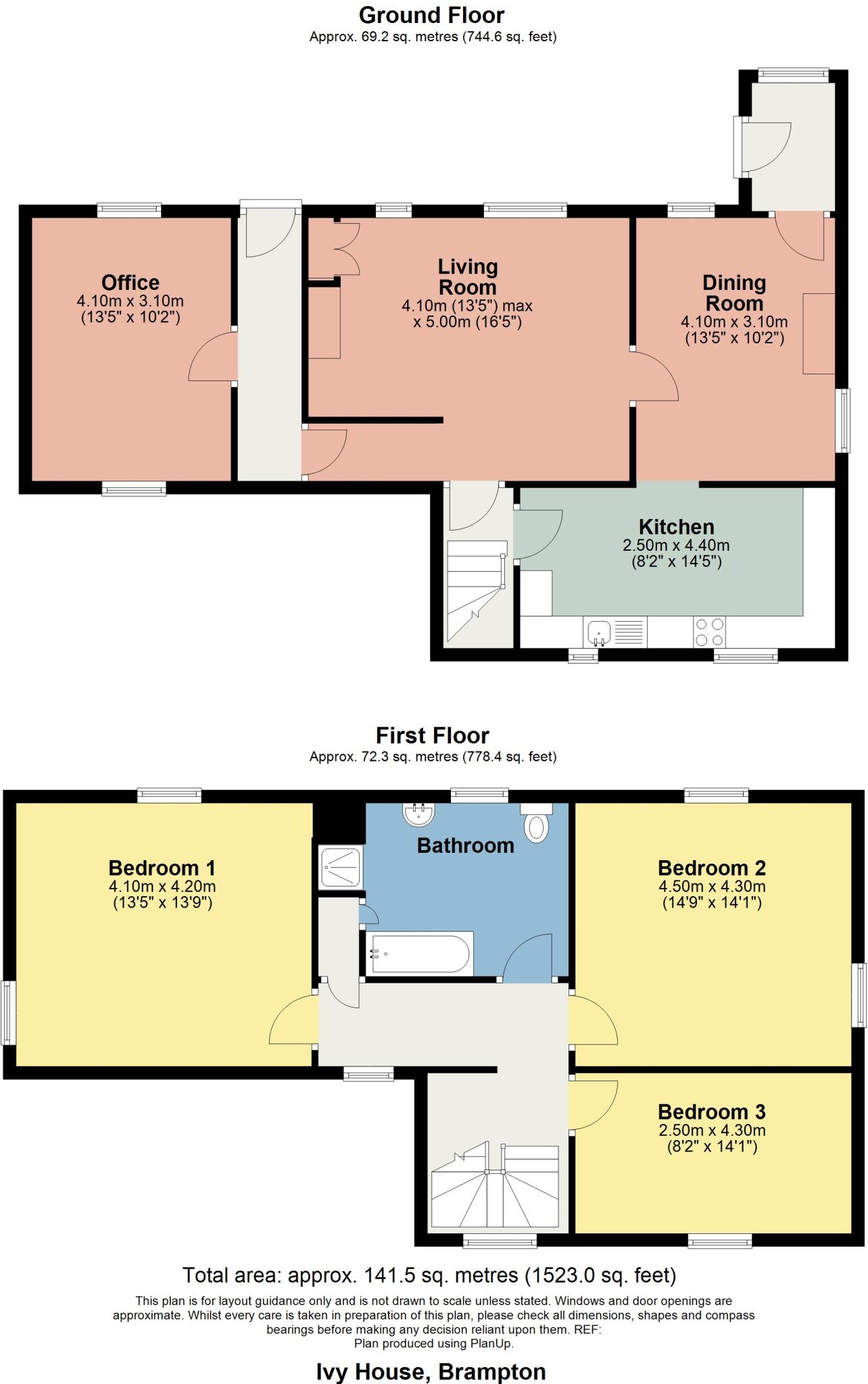 Ivy House, Brampton, Appleby-in-Westmorland floorplan