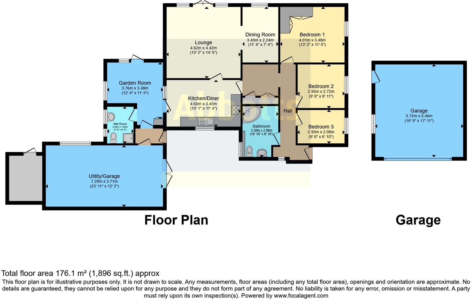 Lords Lane, Heacham, King's Lynn, Norfolk, PE31 floorplan