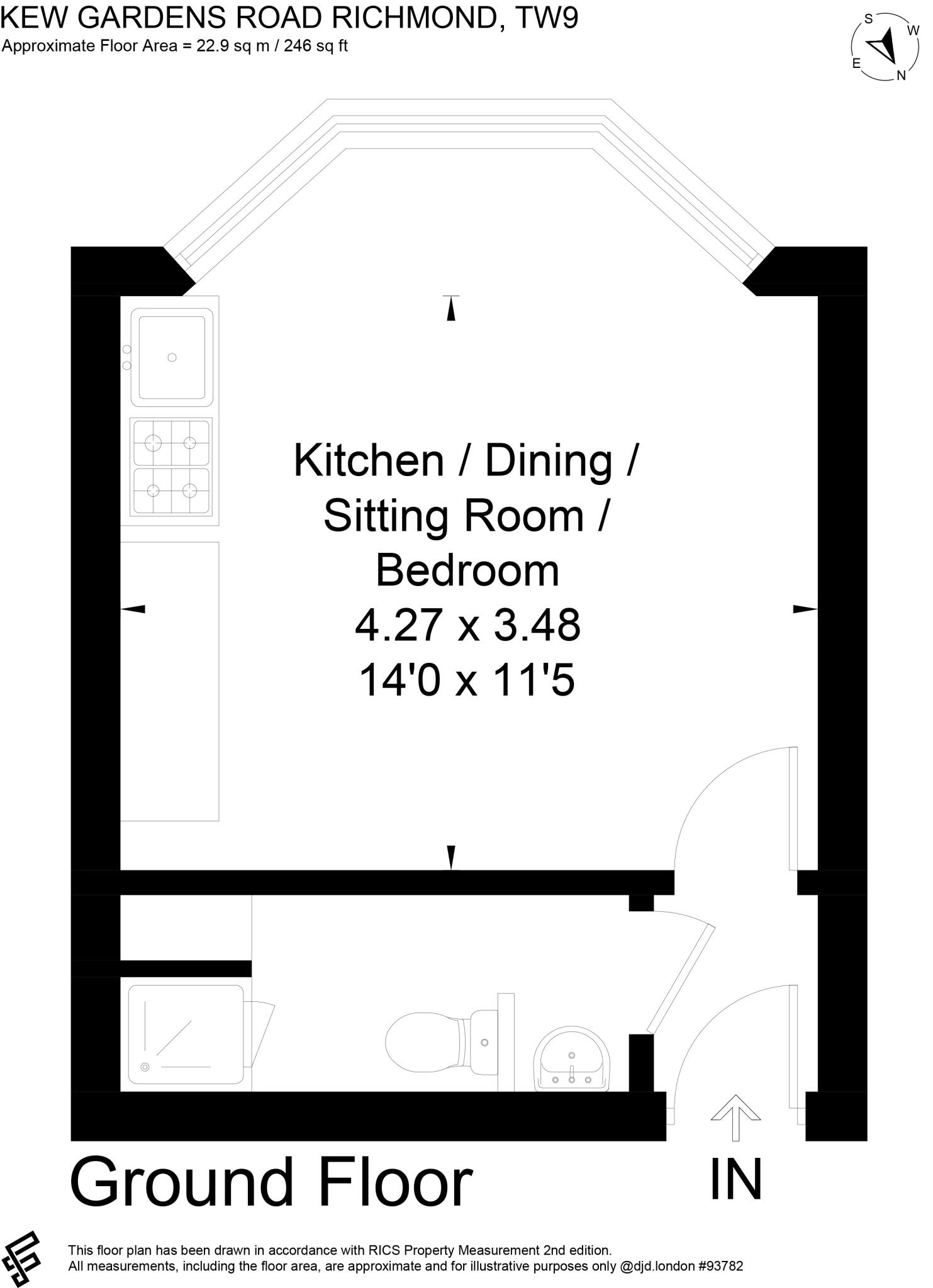 Kew Gardens Road, RICHMOND, TW9 3HL floorplan