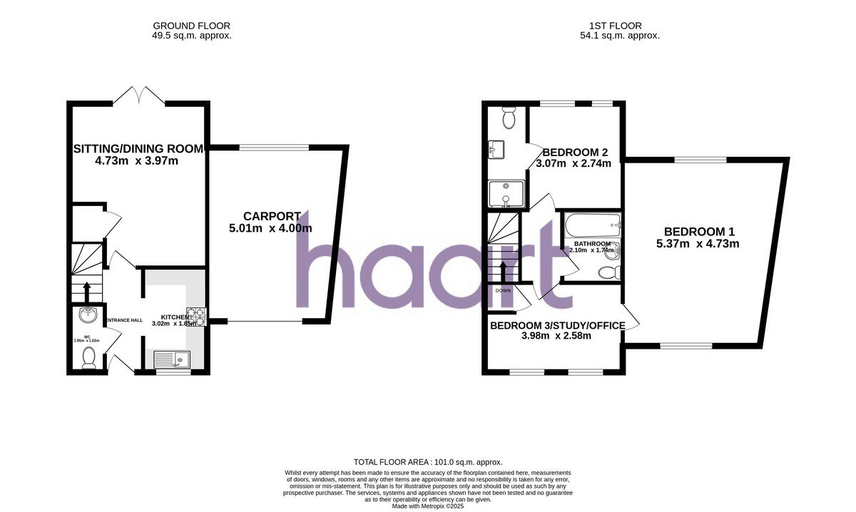 Dobbins Avenue, Cambourne floorplan