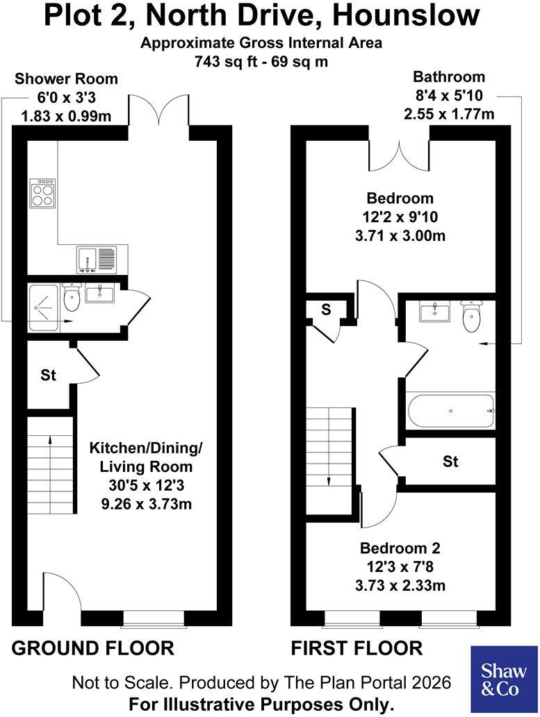 North Drive, Hounslow floorplan