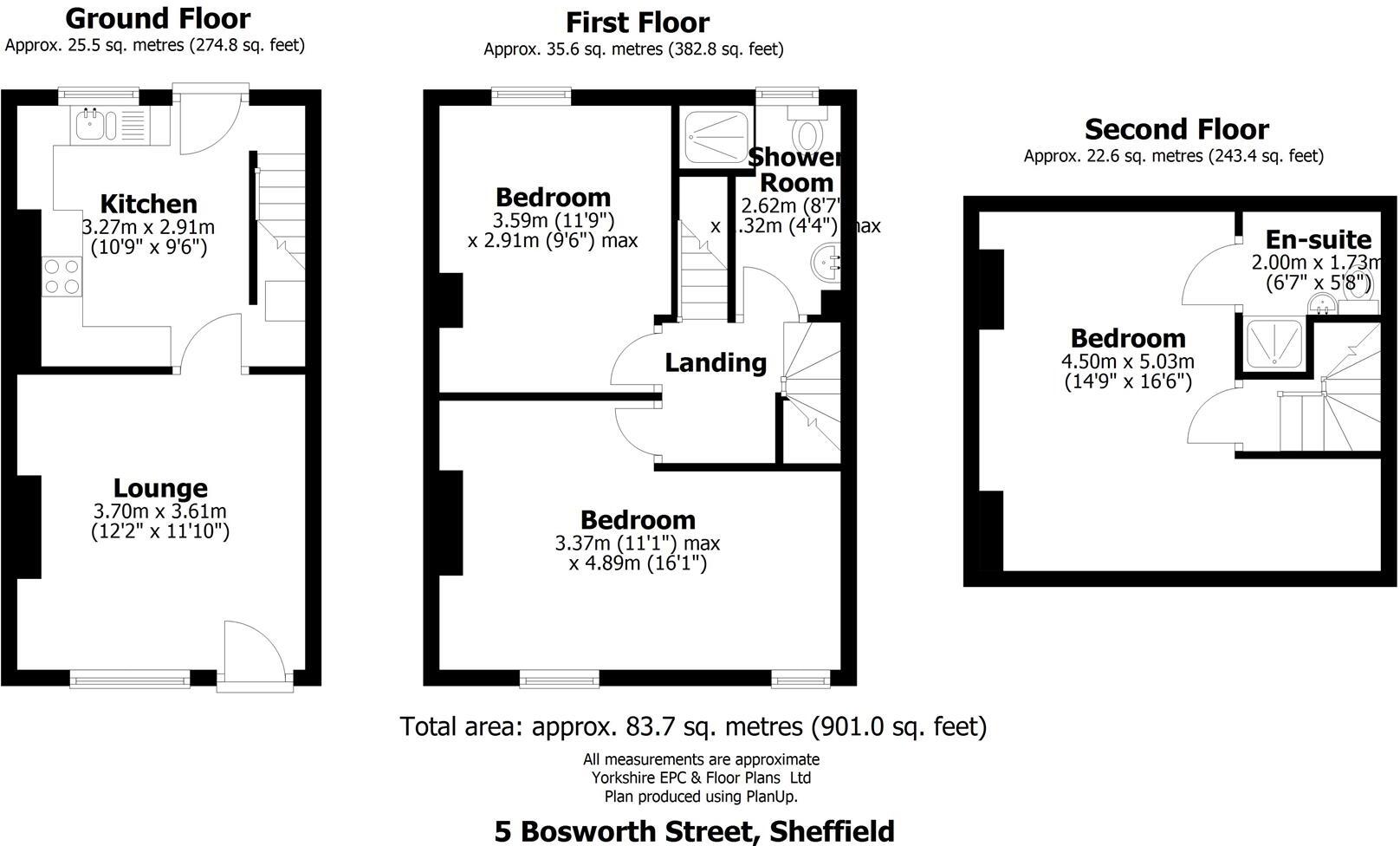 5 Bosworth Street, Crookes floorplan