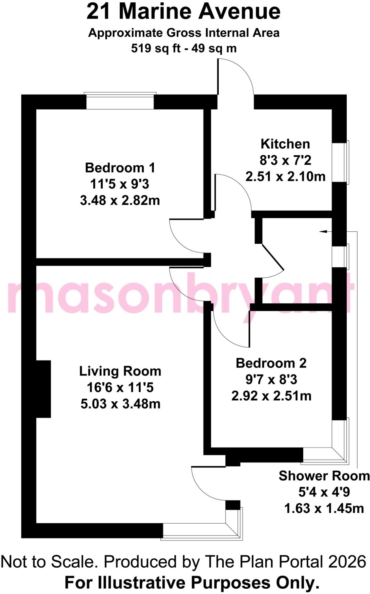 Marine Avenue, BN24 floorplan