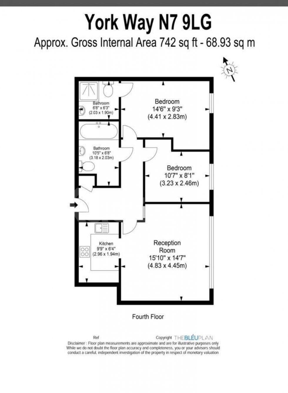 York Way, Holloway  N7 floorplan