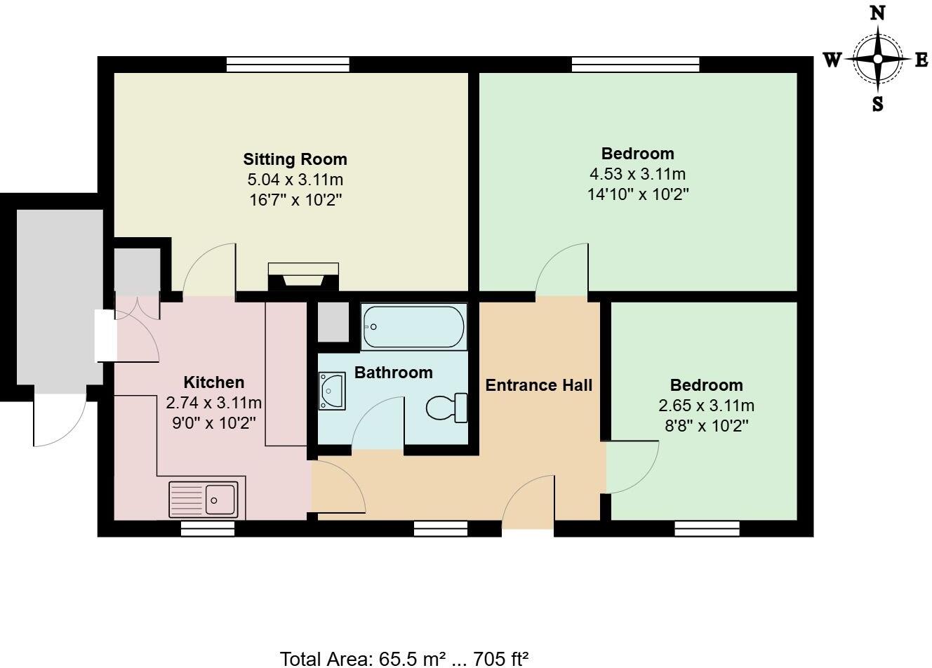 Thorington Road, Bramfield, Halesworth, IP19 9JD floorplan