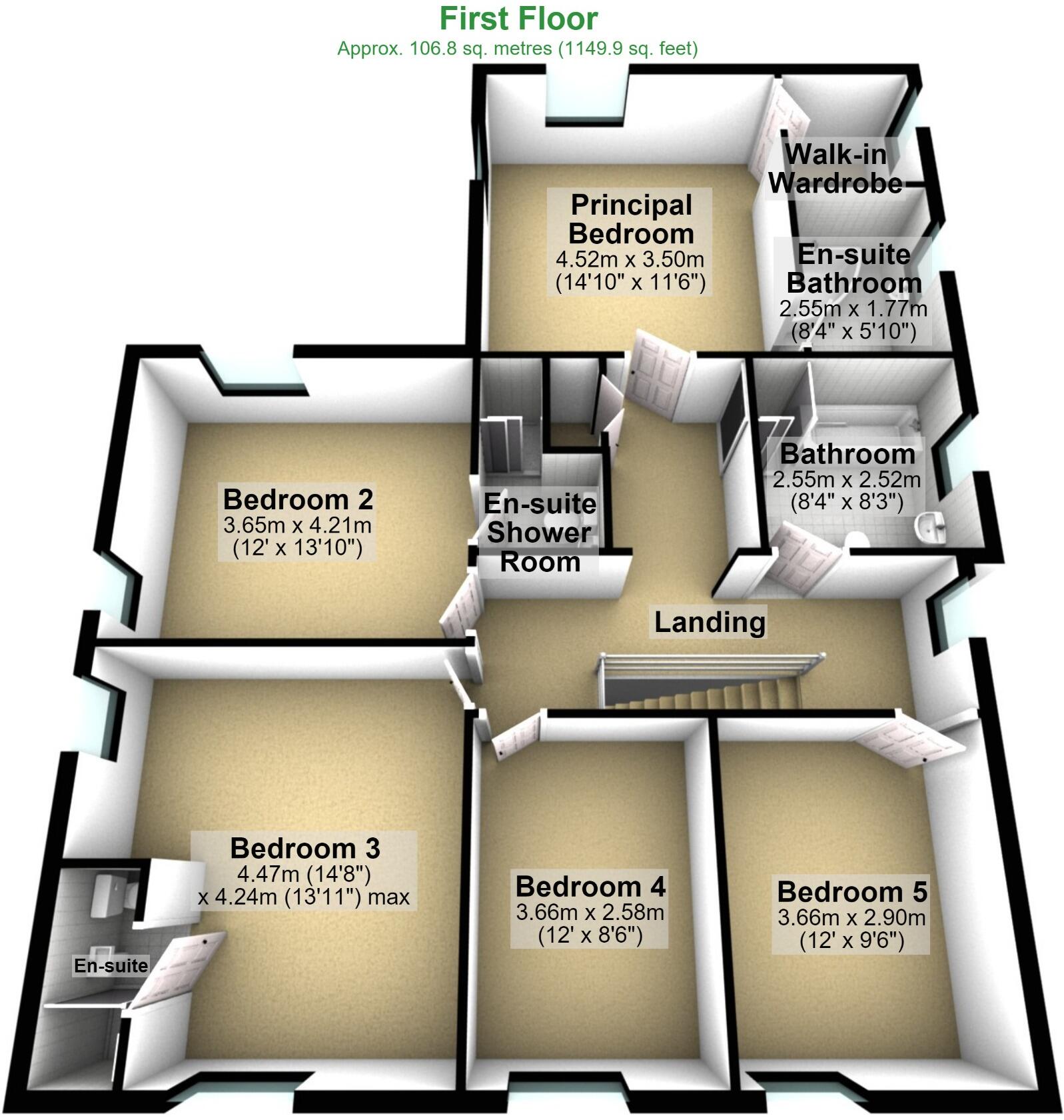 Oak Lea, Clitheroe Road, Knowle Green,  Lancs, PR3 floorplan