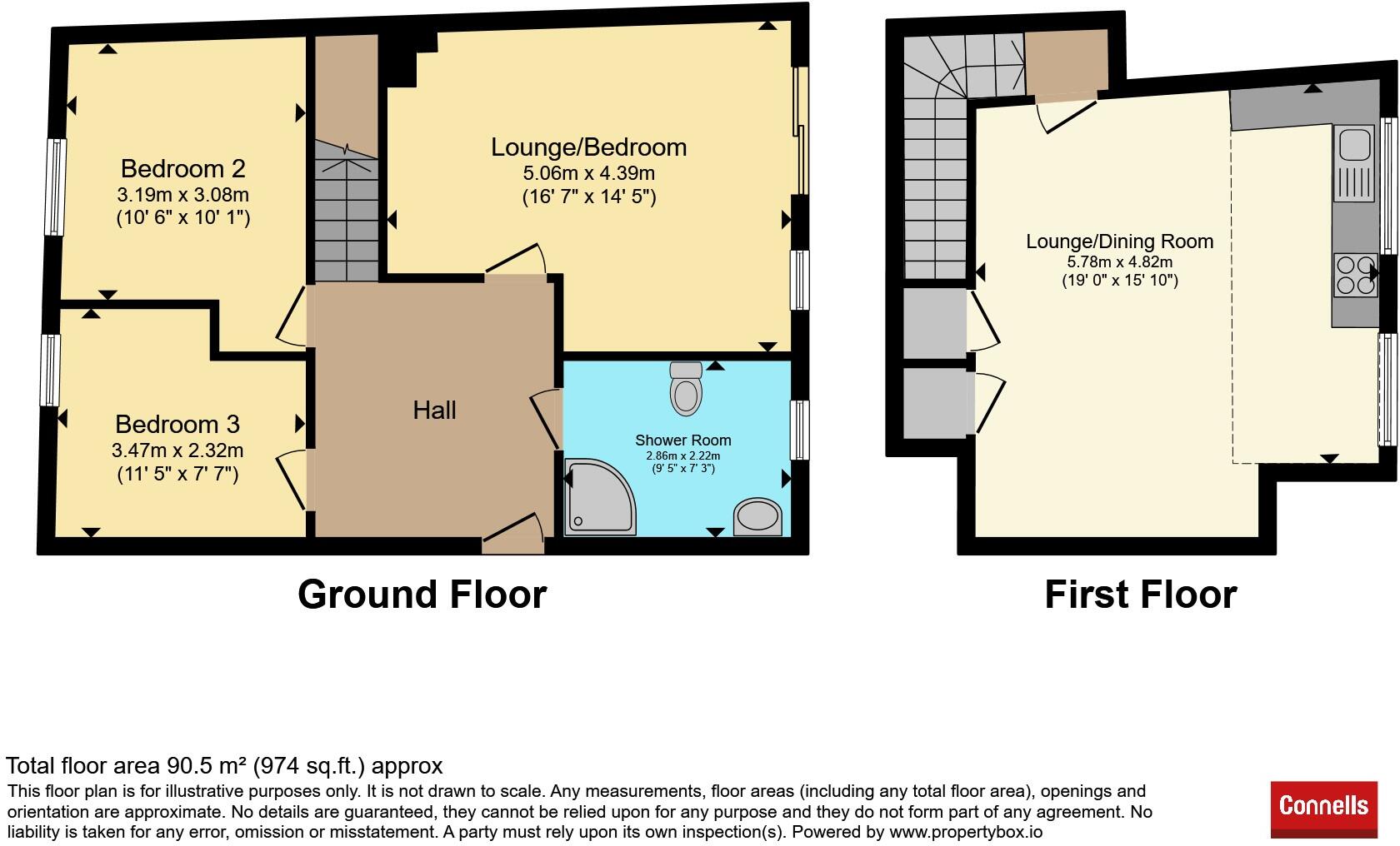 Arundel Crescent, Plymouth floorplan