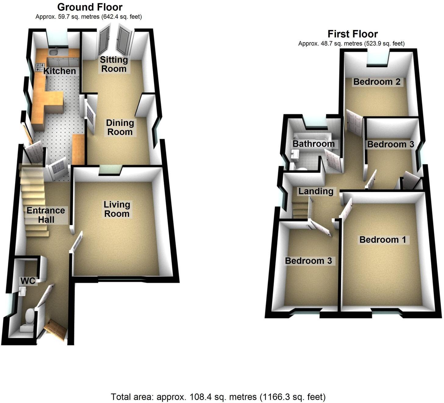 Beech Grove, Burton-Upon-Stather, DN15 floorplan