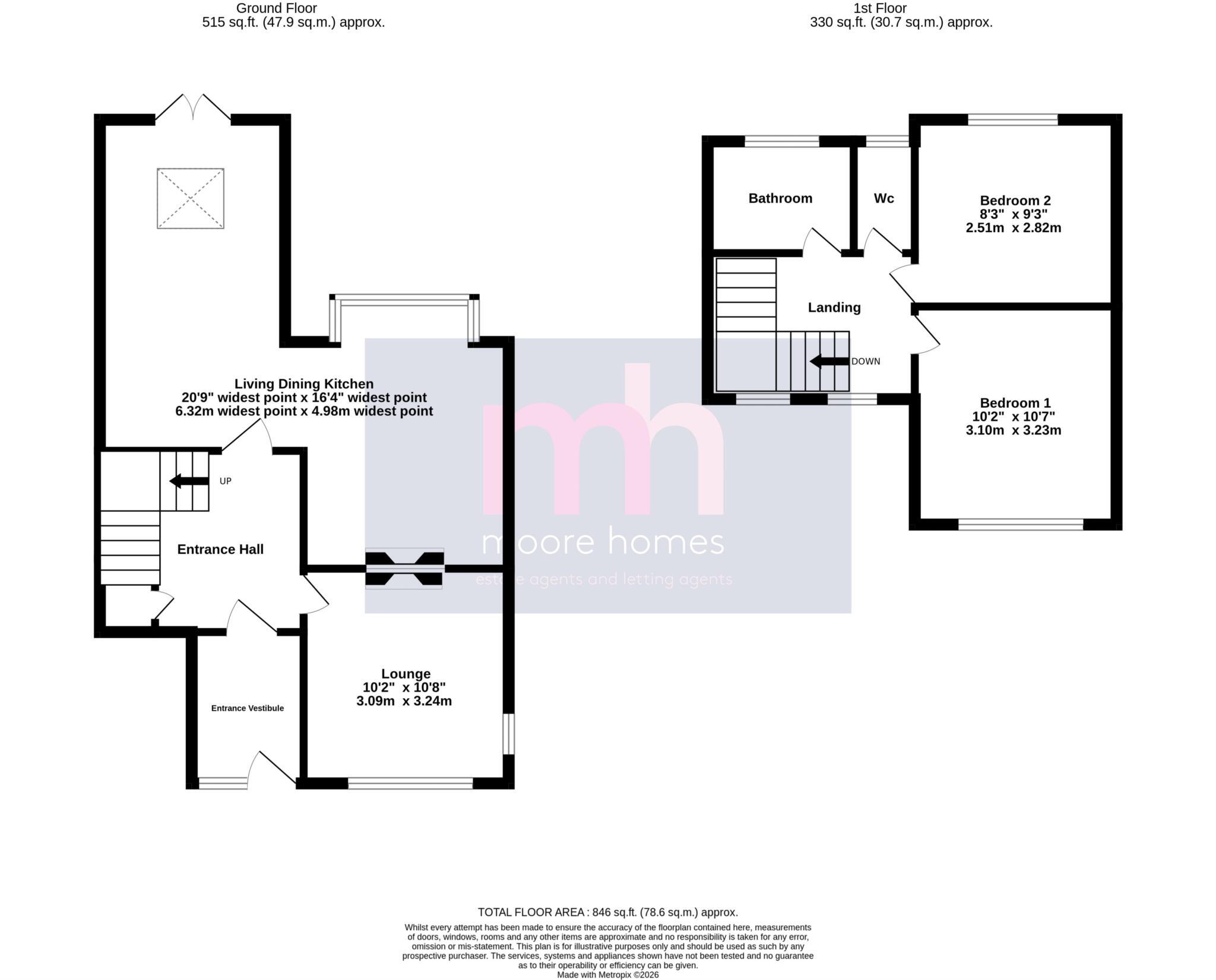 WEST PARK AVENUE, Poynton, SK12 1DX floorplan