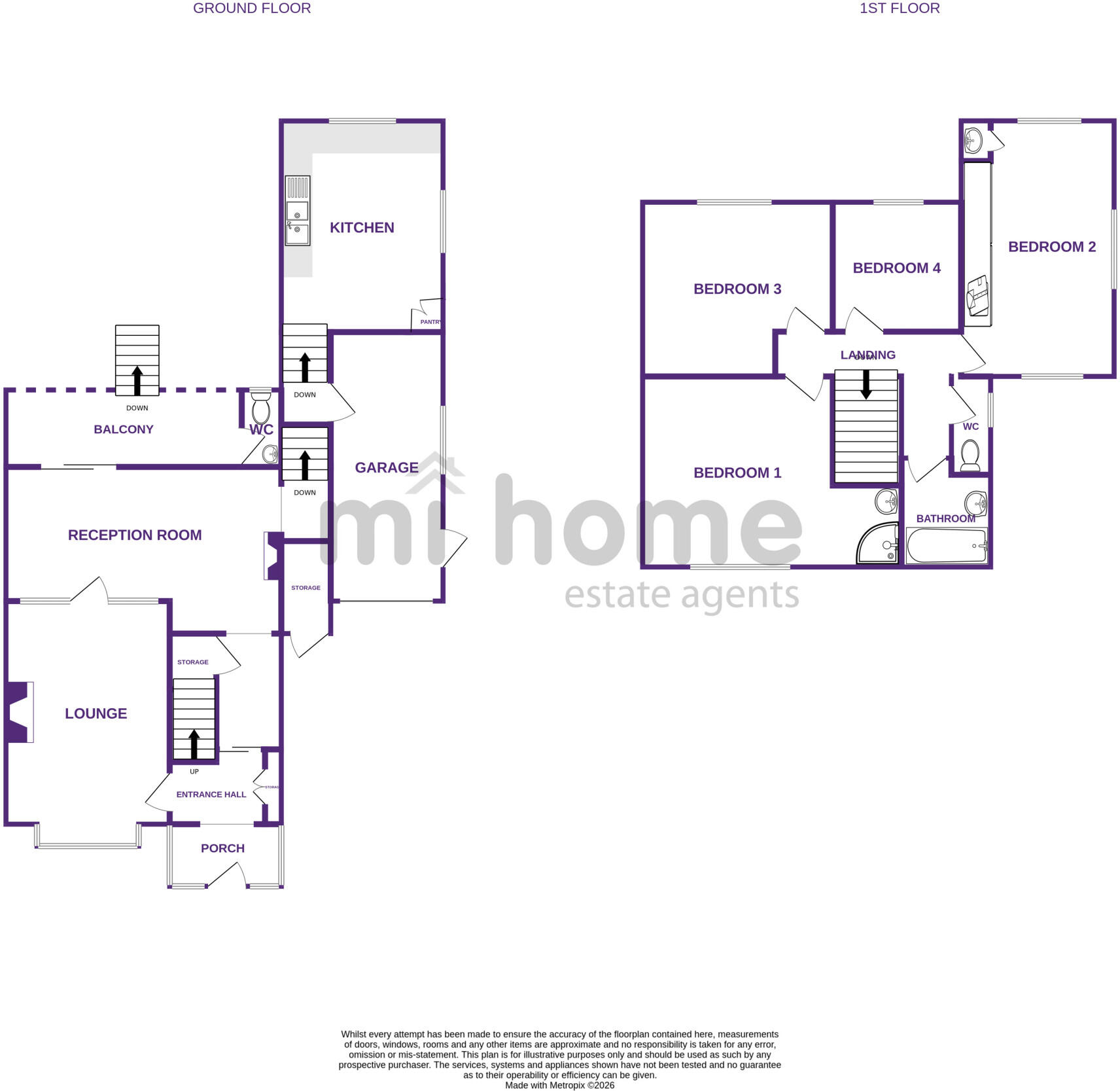 Myrtle Drive, Kirkham, Preston, PR4 floorplan