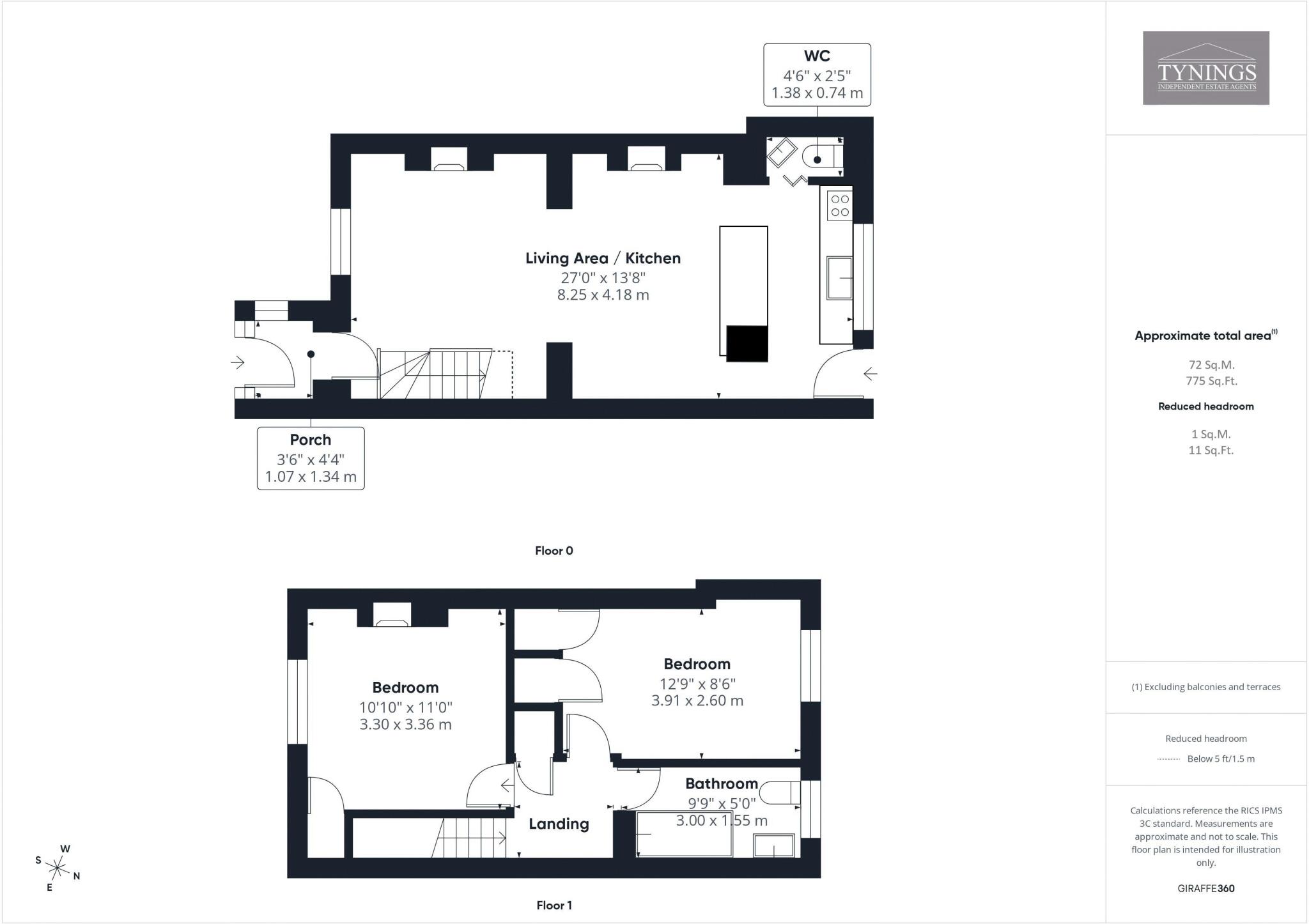 Gladstone Road, Combe Down, Bath floorplan