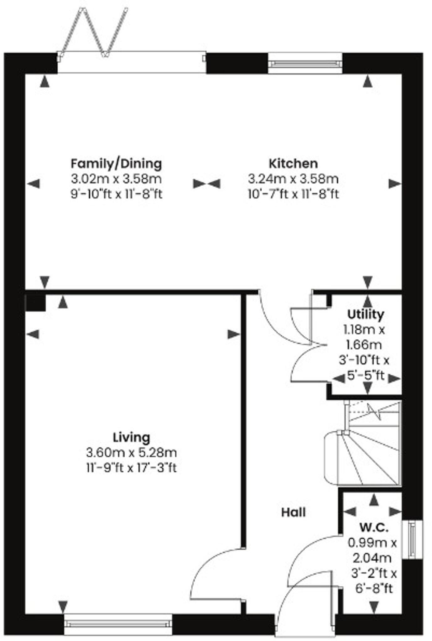 Willow Bank Road, Alderton, GL20 floorplan