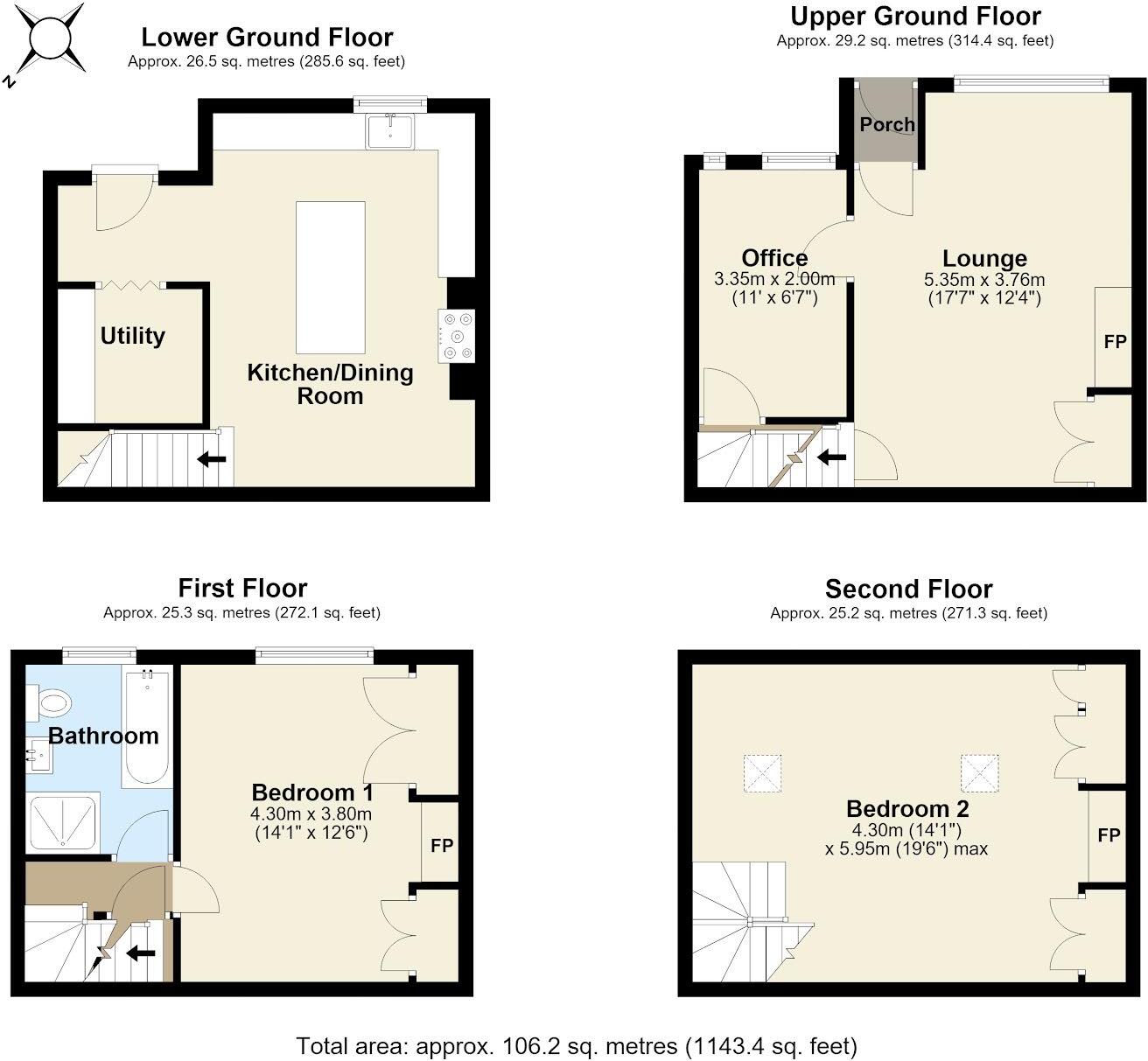 Pasture Street, Chapel Allerton, Leeds, LS7 floorplan