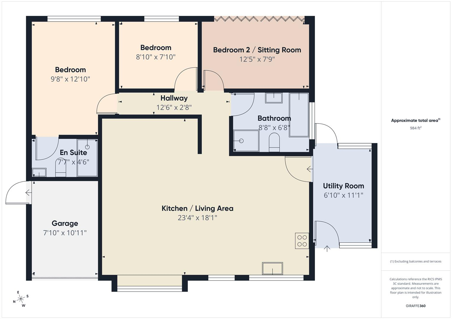 Queensway Close, Mark, Highbridge floorplan
