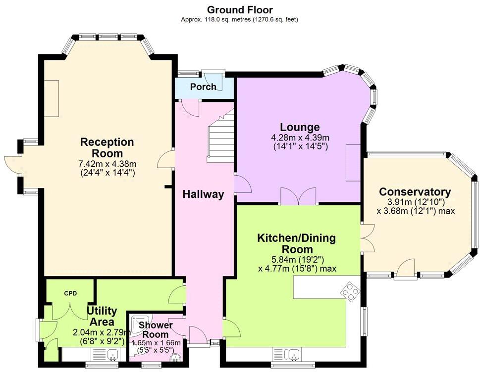 Springfield, Calf Hall Lane, Barnoldswick, Lancashire, BB18 5SA floorplan