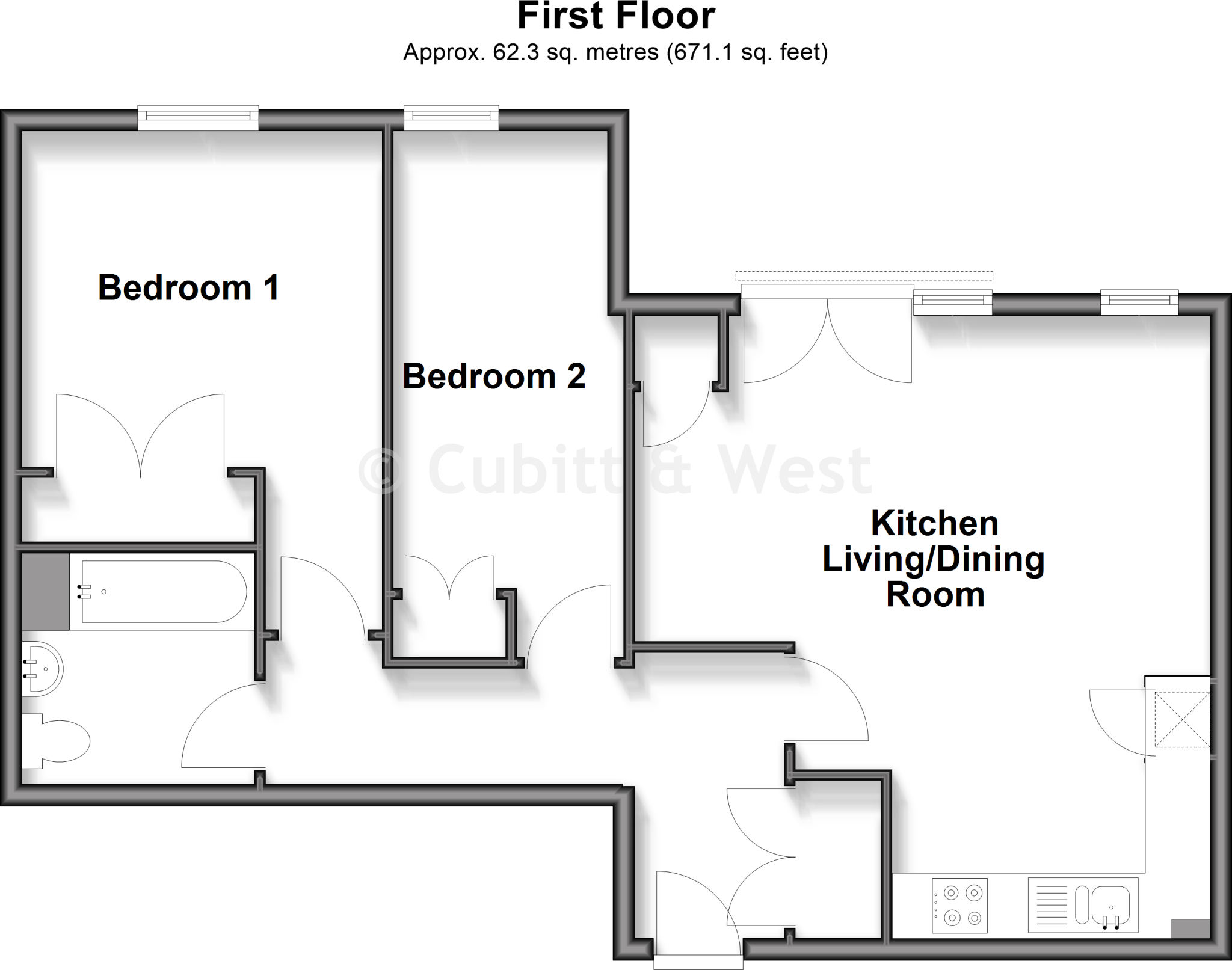 Nailsworth Crescent, Merstham, Surrey floorplan
