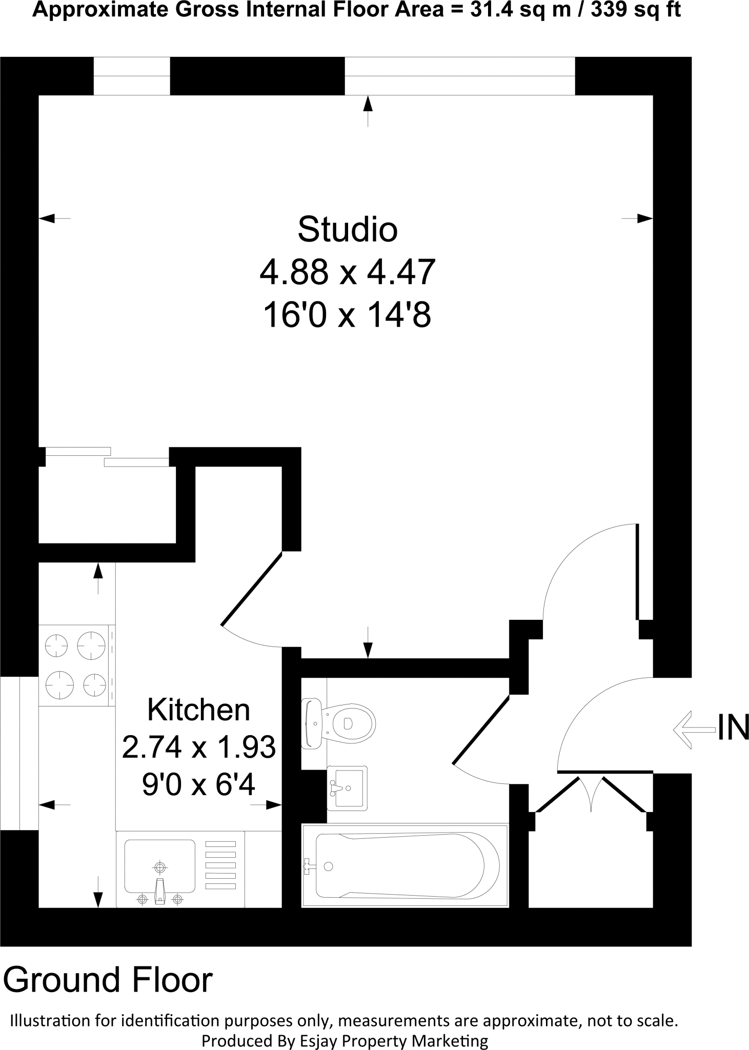 Cheltenham Close, New Malden, KT3 floorplan