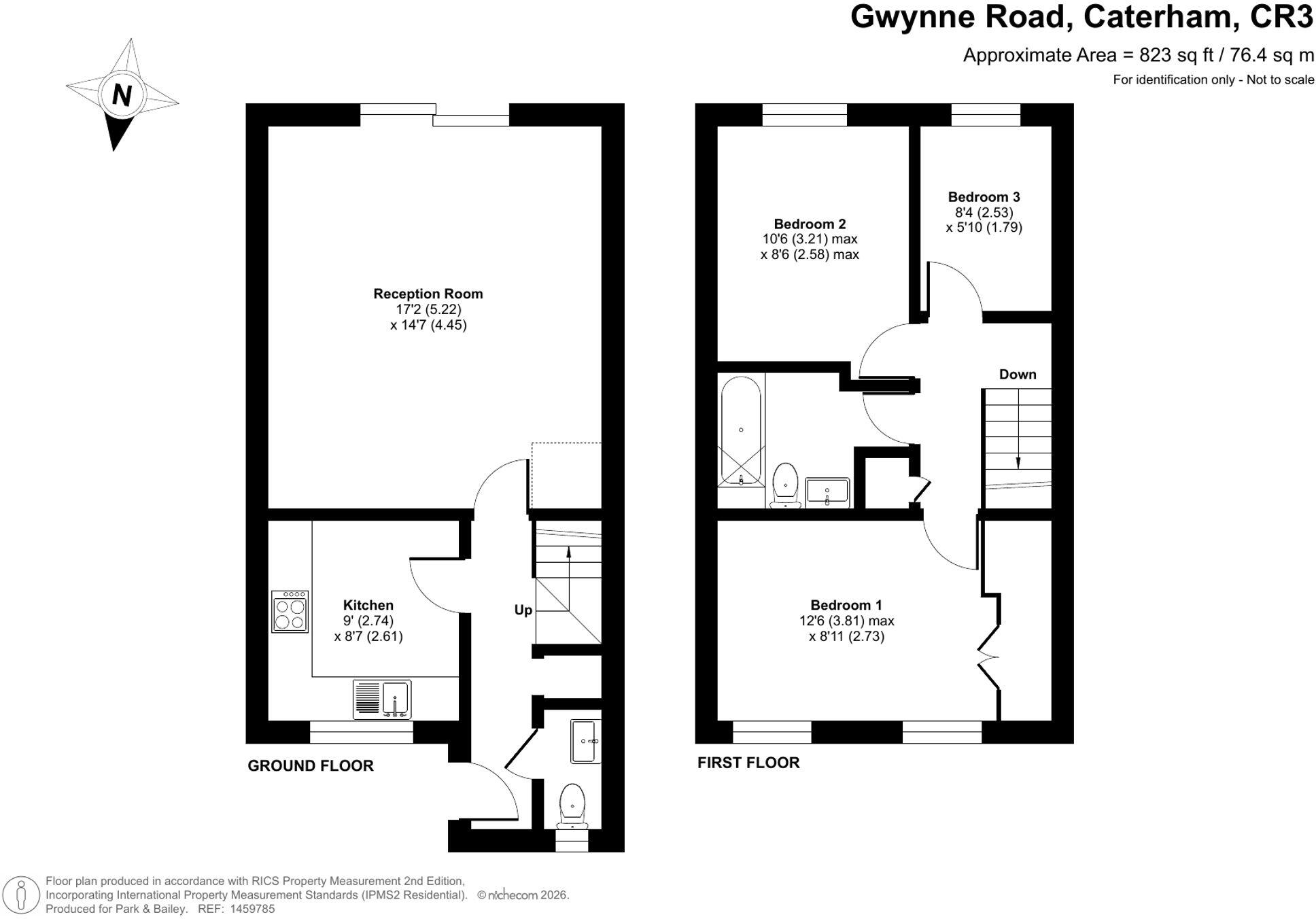 Gwynne Road, Caterham, CR3 floorplan