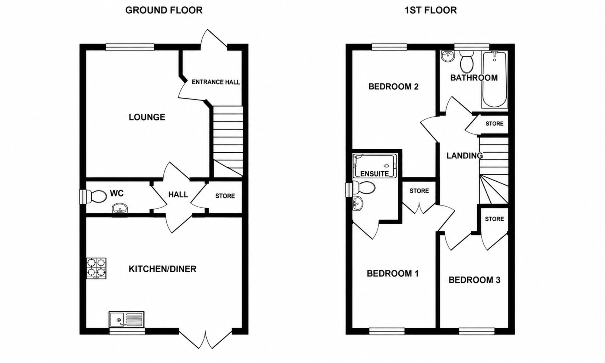 Waller Close, Haslington, CW1 floorplan
