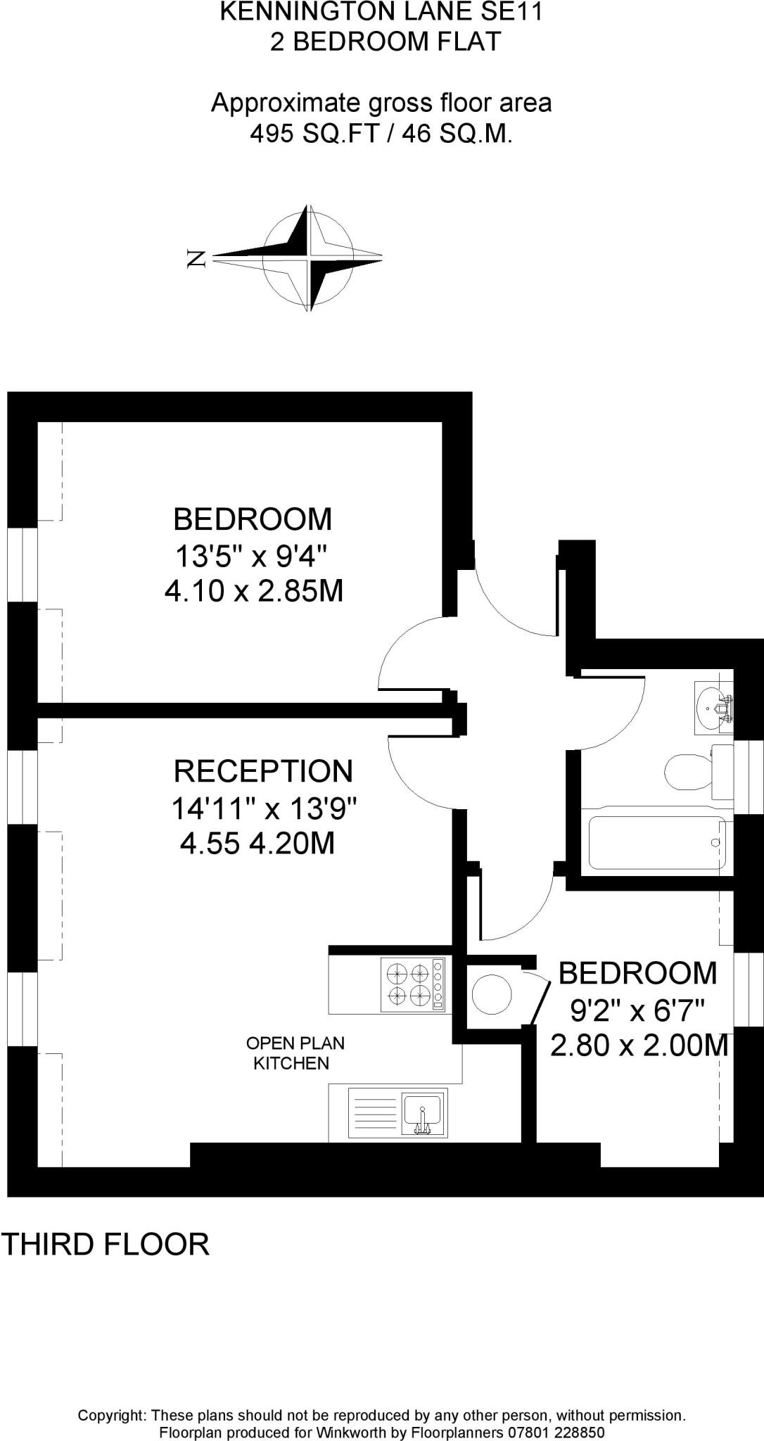 Kennington Lane, London, SE11 floorplan