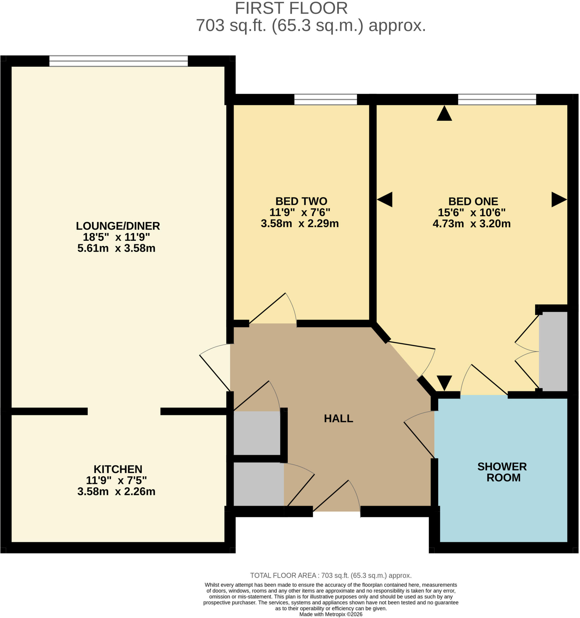 Barber Road, Basingstoke, Hampshire, RG22 floorplan