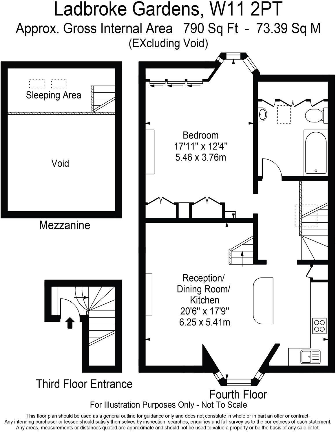 Ladbroke Gardens, London floorplan