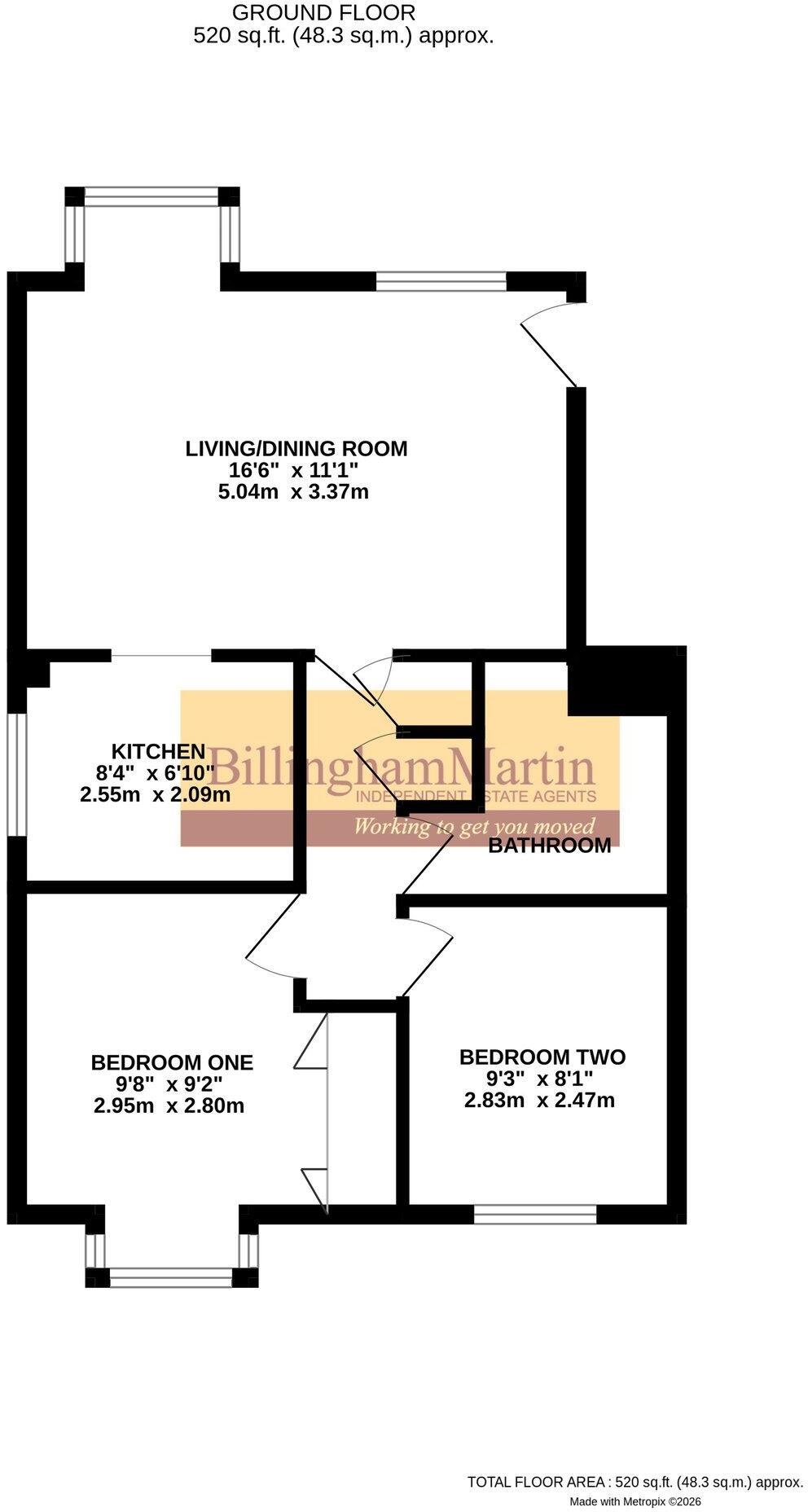 Southwood Road, Farnborough, GU14 floorplan